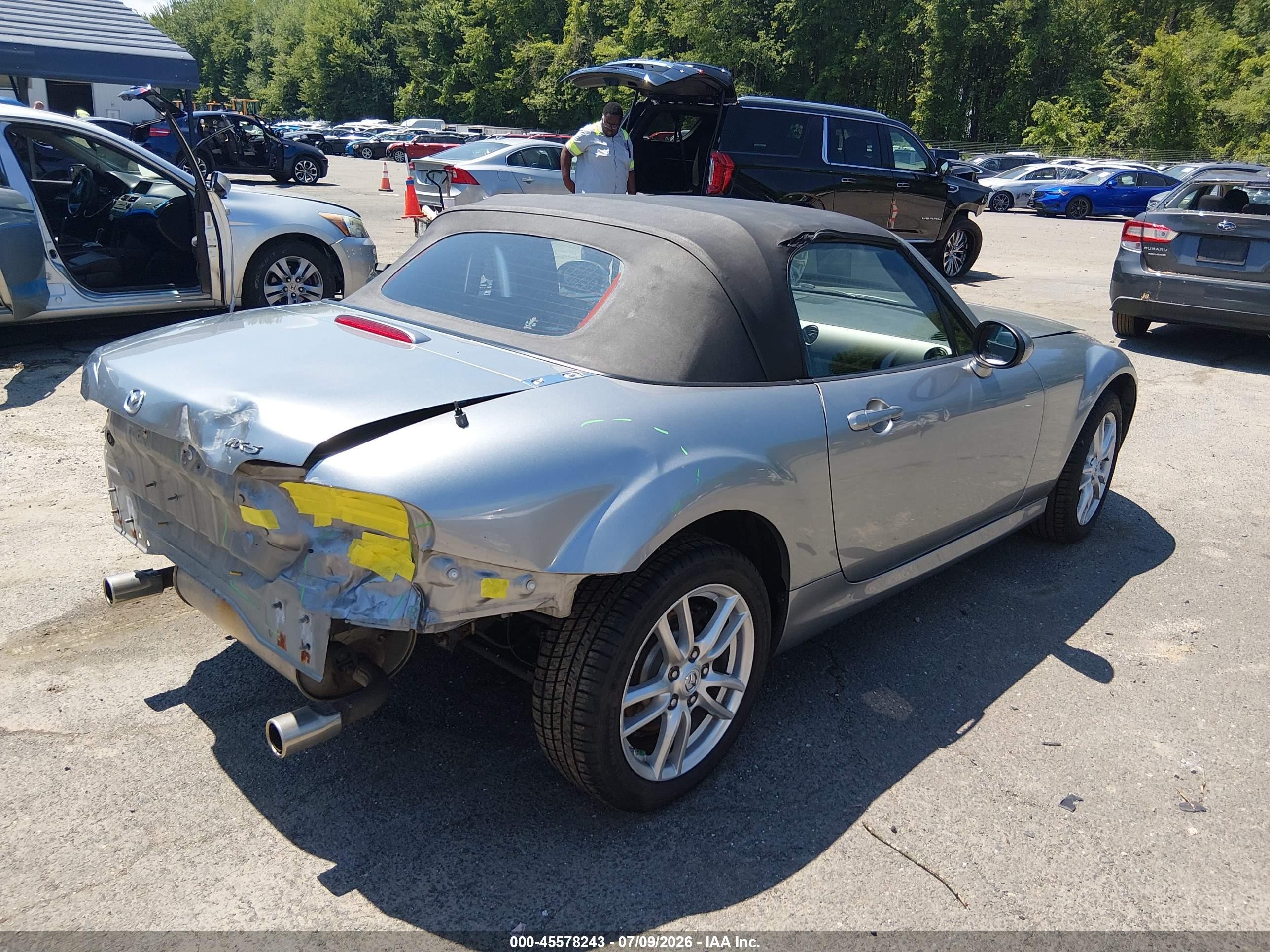 2011 Mazda Mx-5 Miata Sport Gray vin: JM1NC2JF4B0218781