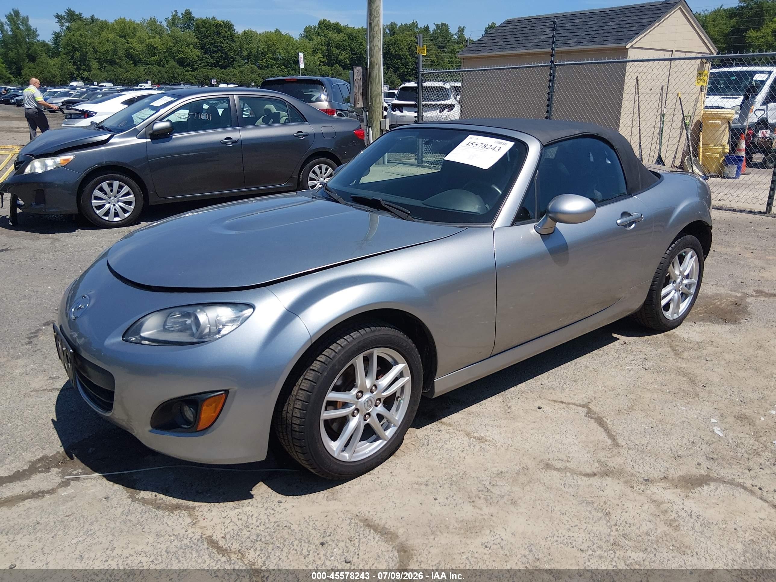 2011 Mazda Mx-5 Miata Sport Gray vin: JM1NC2JF4B0218781