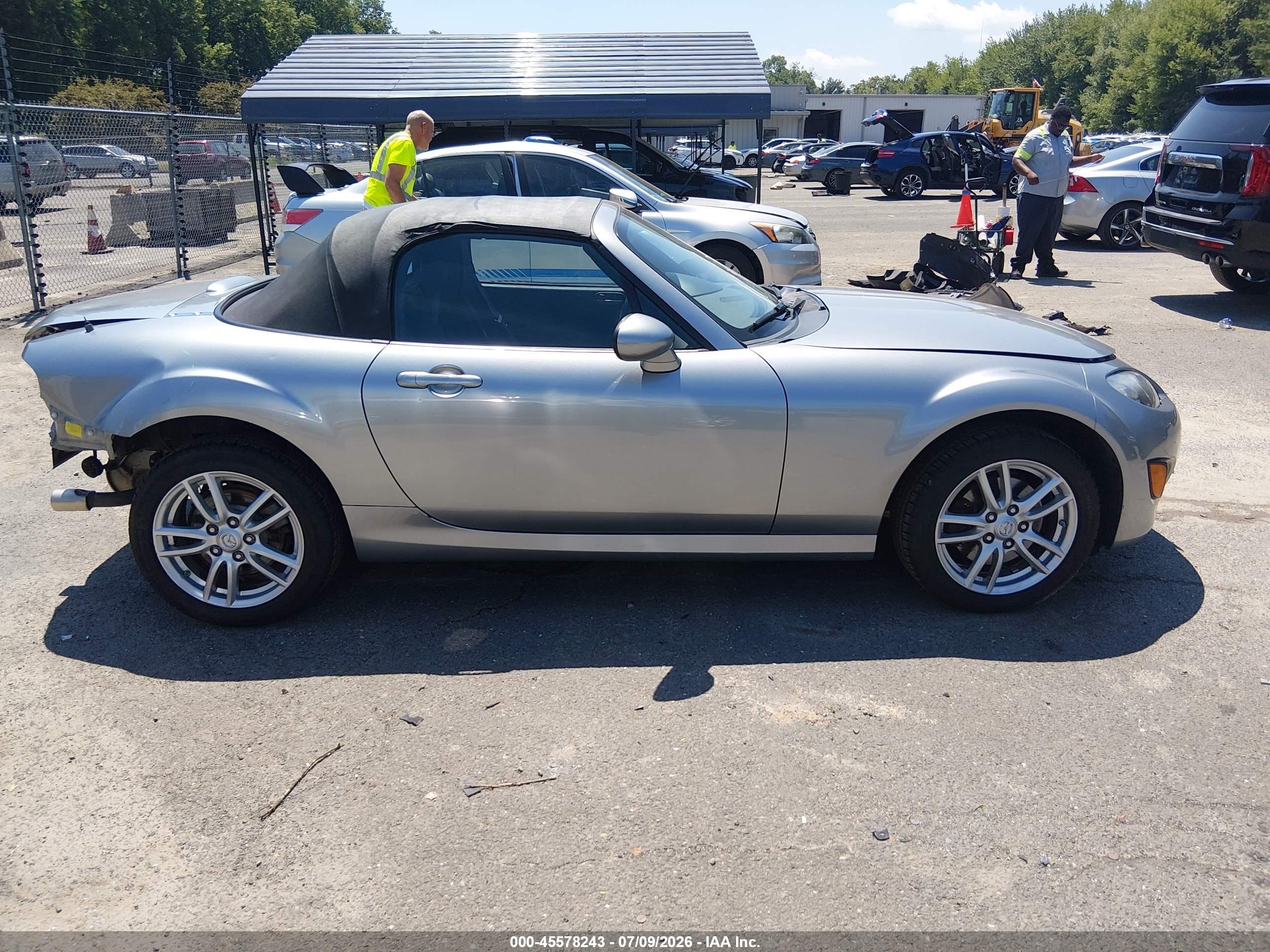 2011 Mazda Mx-5 Miata Sport Gray vin: JM1NC2JF4B0218781