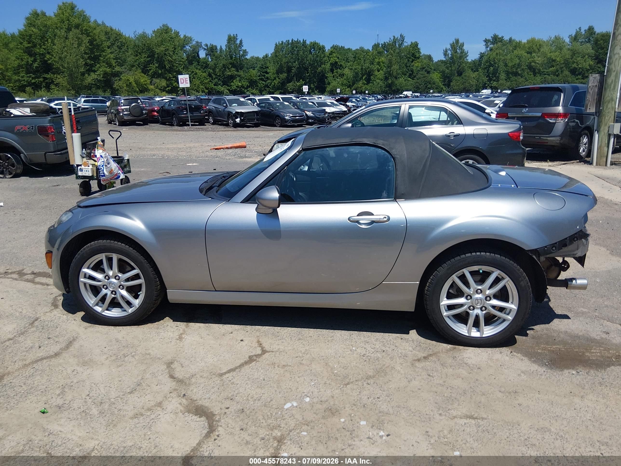 2011 Mazda Mx-5 Miata Sport Gray vin: JM1NC2JF4B0218781