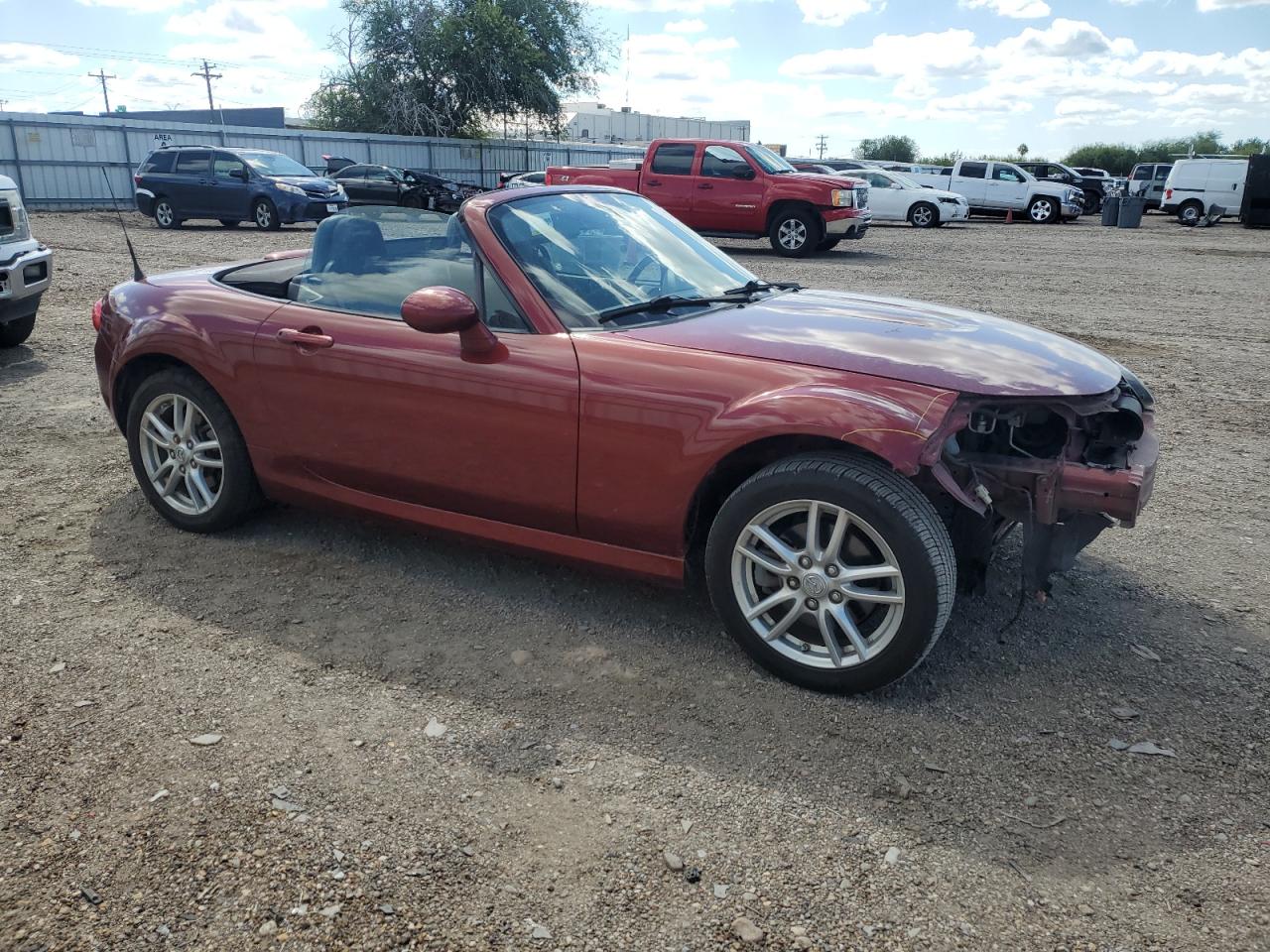 2012 Mazda Mx-5 Miata Бордовый vin: JM1NC2JF4C0225022
