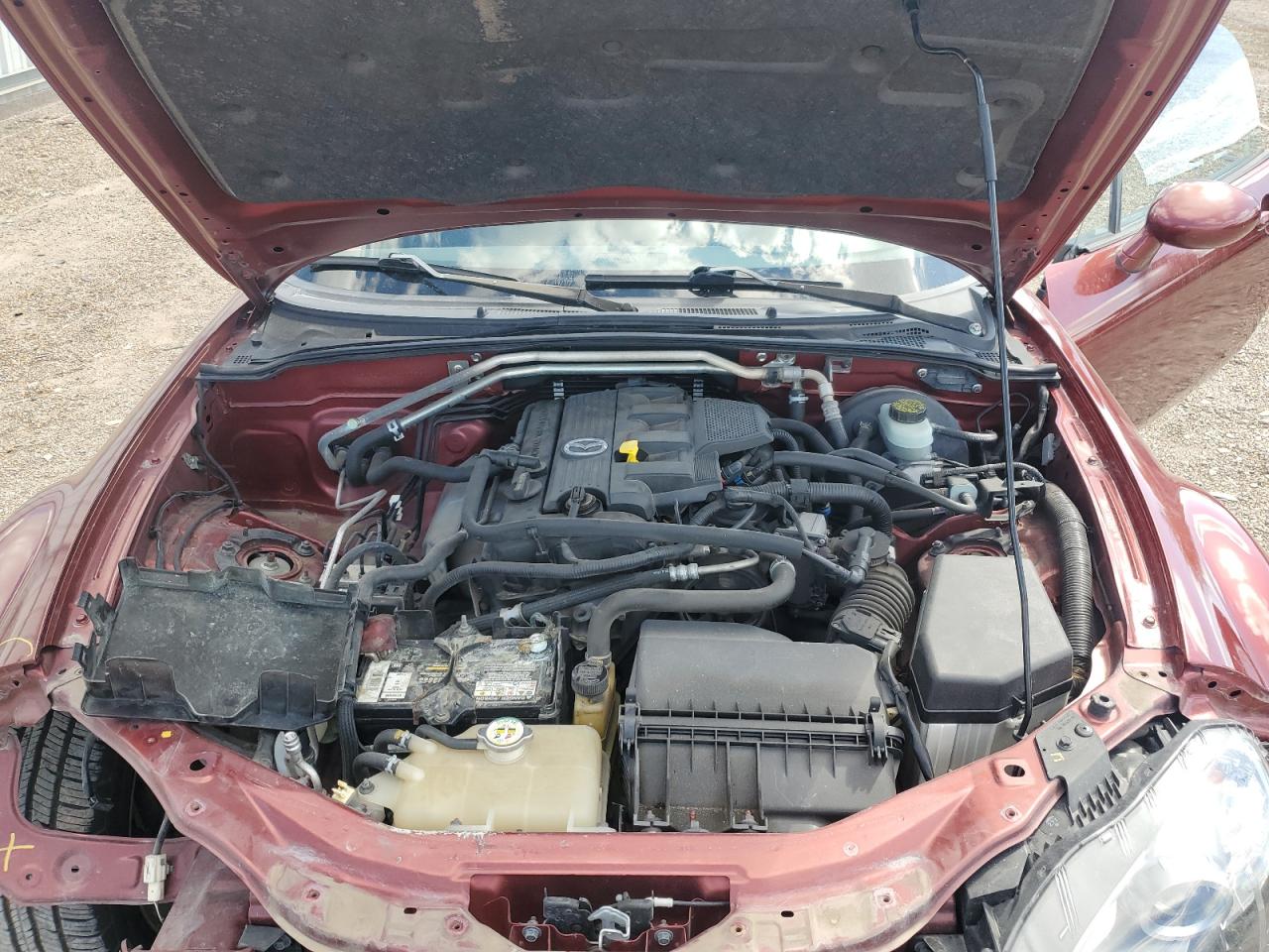 2012 Mazda Mx-5 Miata Бордовый vin: JM1NC2JF4C0225022