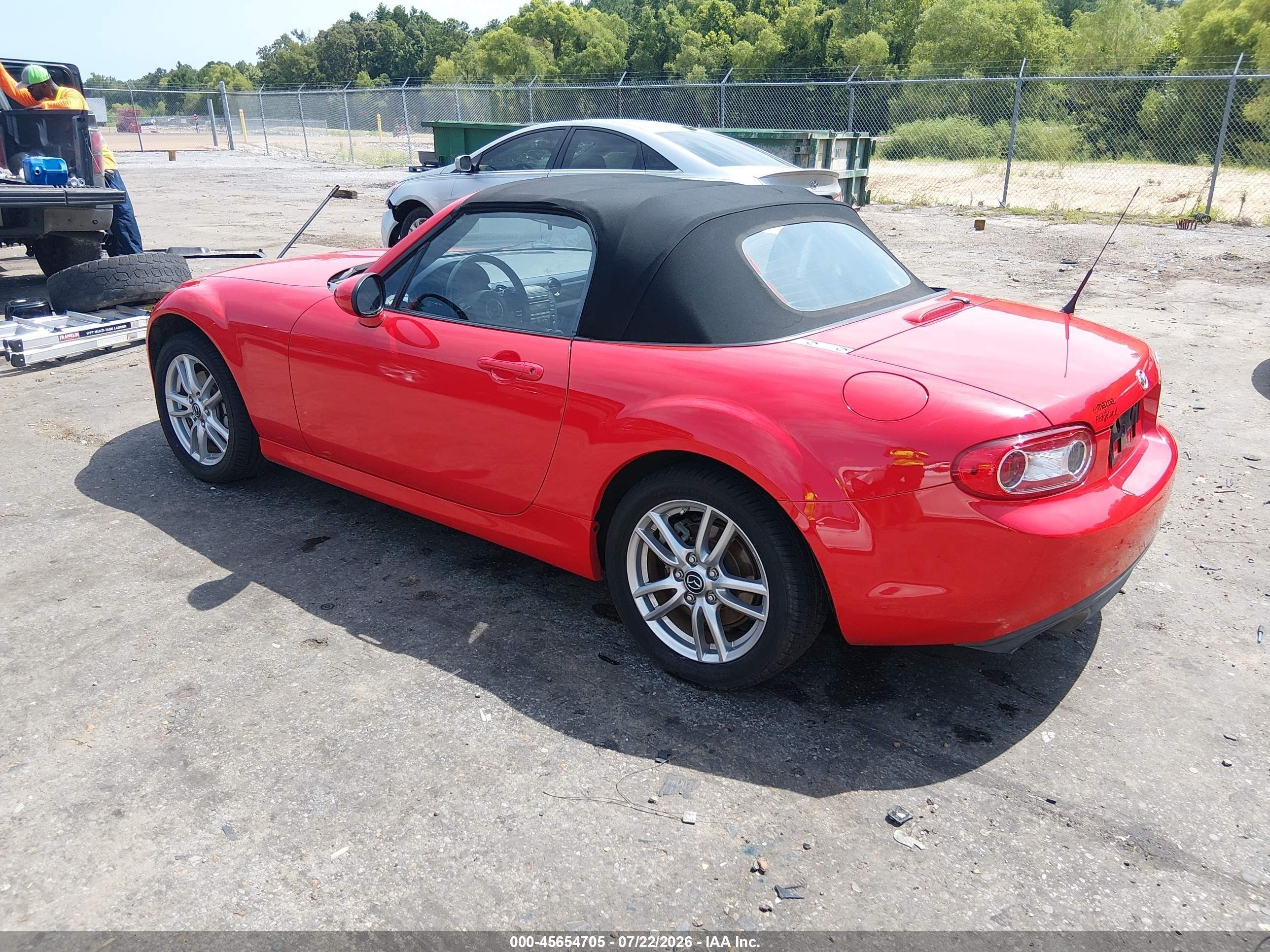 2014 Mazda Mx-5 Miata Sport Red vin: JM1NC2JF4E0236279