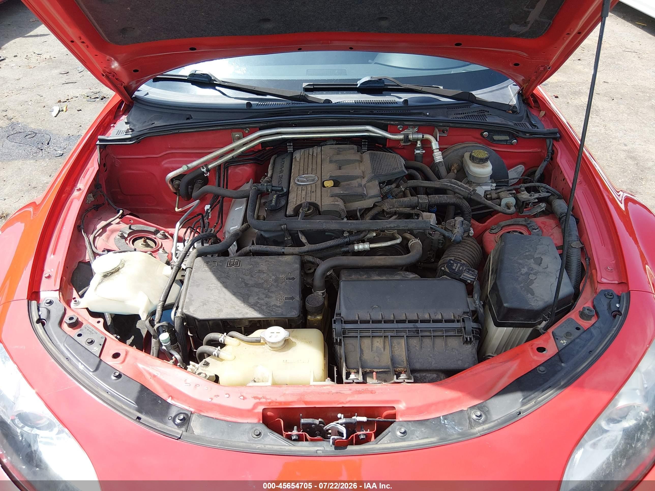 2014 Mazda Mx-5 Miata Sport Red vin: JM1NC2JF4E0236279