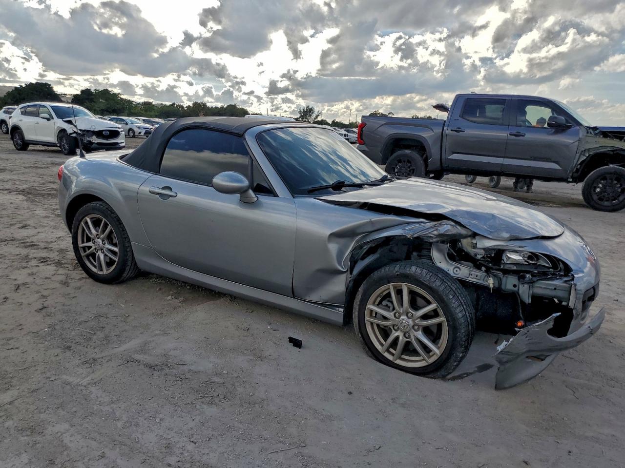 2012 Mazda Mx-5 Miata Silver vin: JM1NC2JF5C0222677