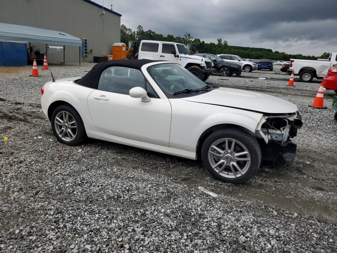 2015 Mazda Mx-5 Miata Sport White vin: JM1NC2JF5F0237989