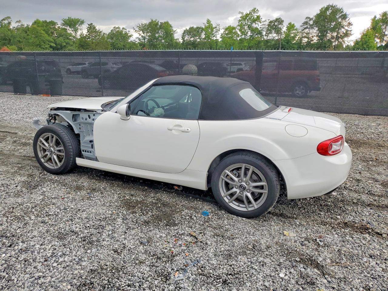 2015 Mazda Mx-5 Miata Sport White vin: JM1NC2JF5F0237989