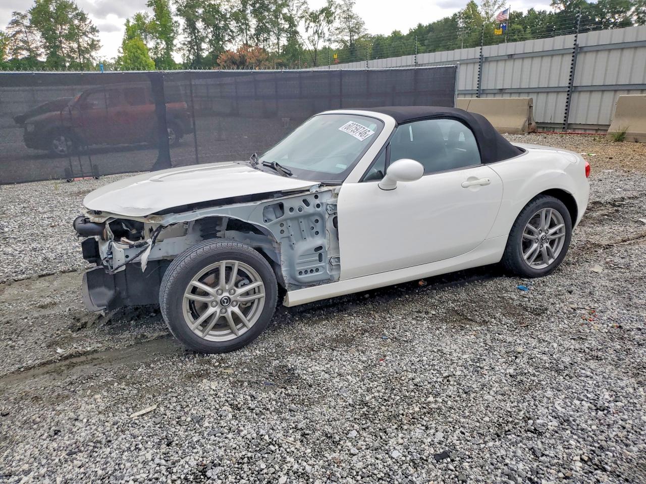 2015 Mazda Mx-5 Miata Sport White vin: JM1NC2JF5F0237989