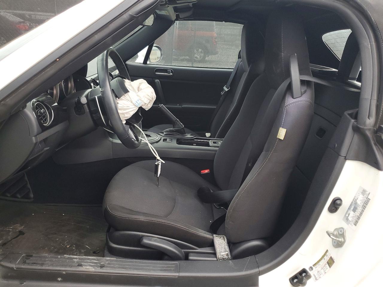 2015 Mazda Mx-5 Miata Sport White vin: JM1NC2JF5F0237989