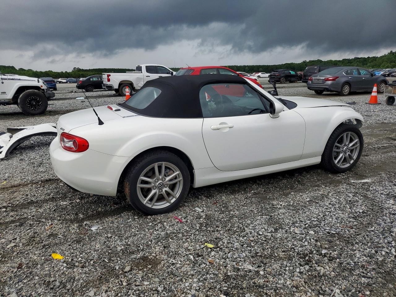 2015 Mazda Mx-5 Miata Sport White vin: JM1NC2JF5F0237989