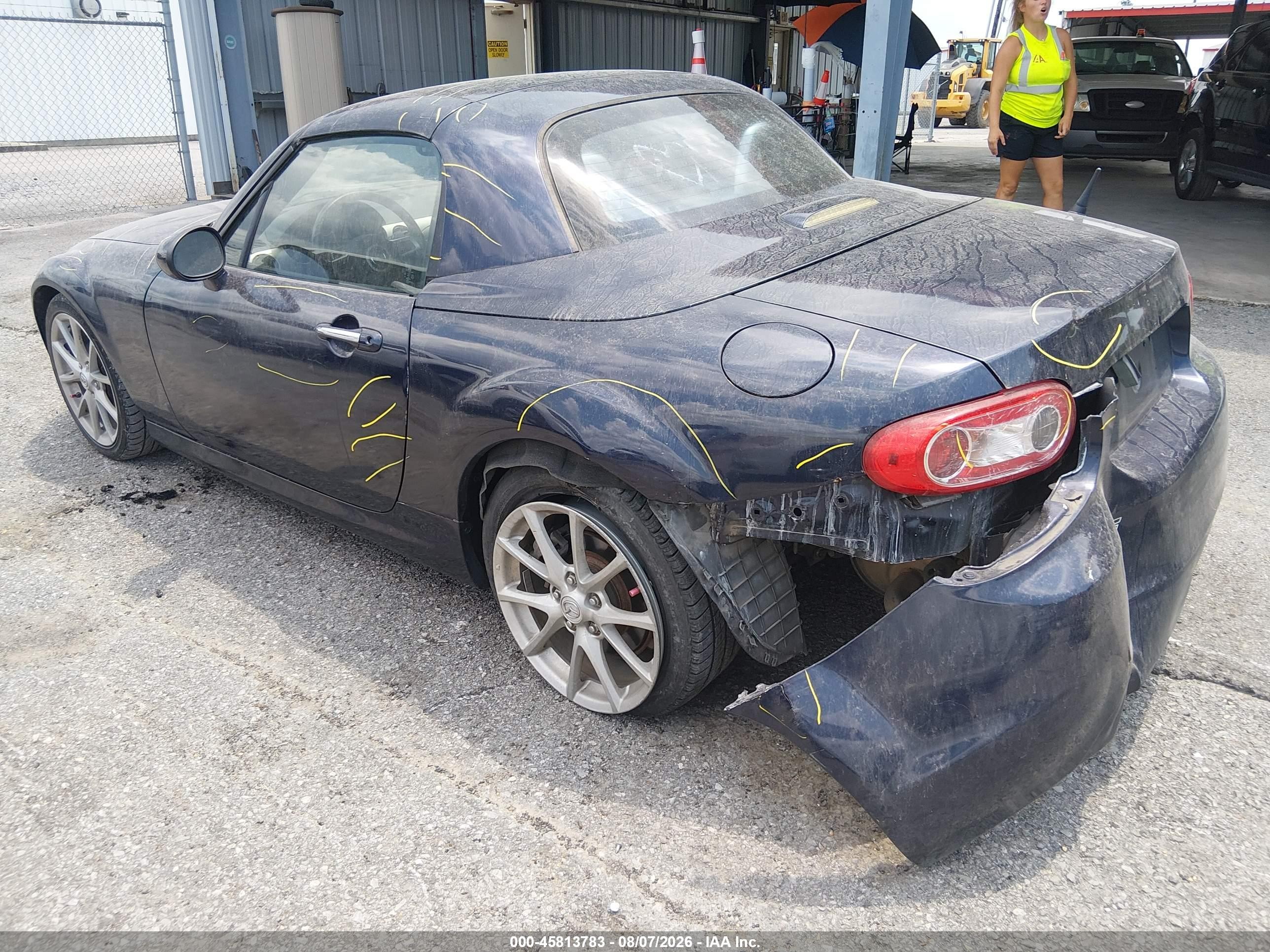2012 Mazda Mx-5 Miata Sport Blue vin: JM1NC2JF8C0225220