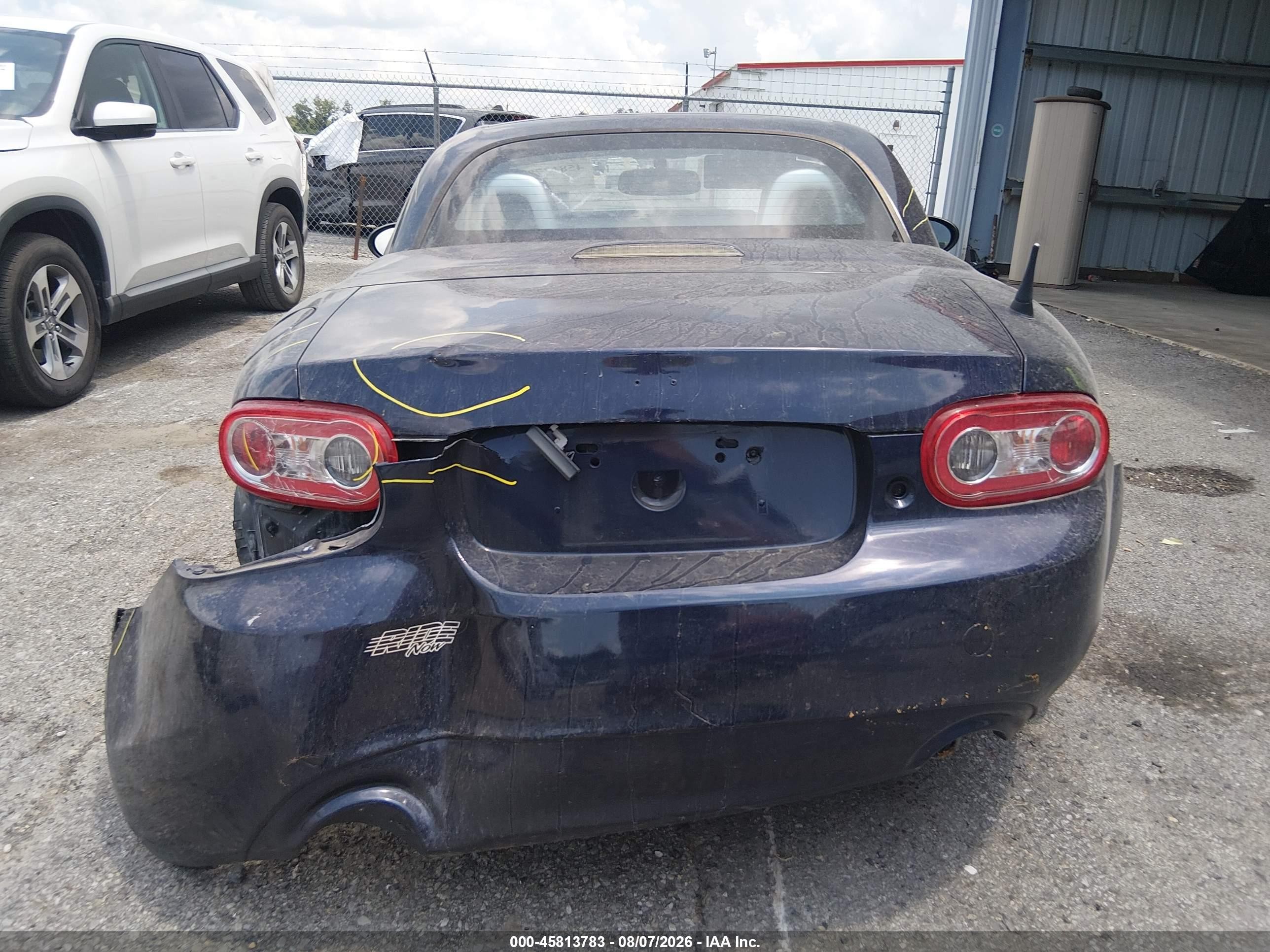 2012 Mazda Mx-5 Miata Sport Blue vin: JM1NC2JF8C0225220