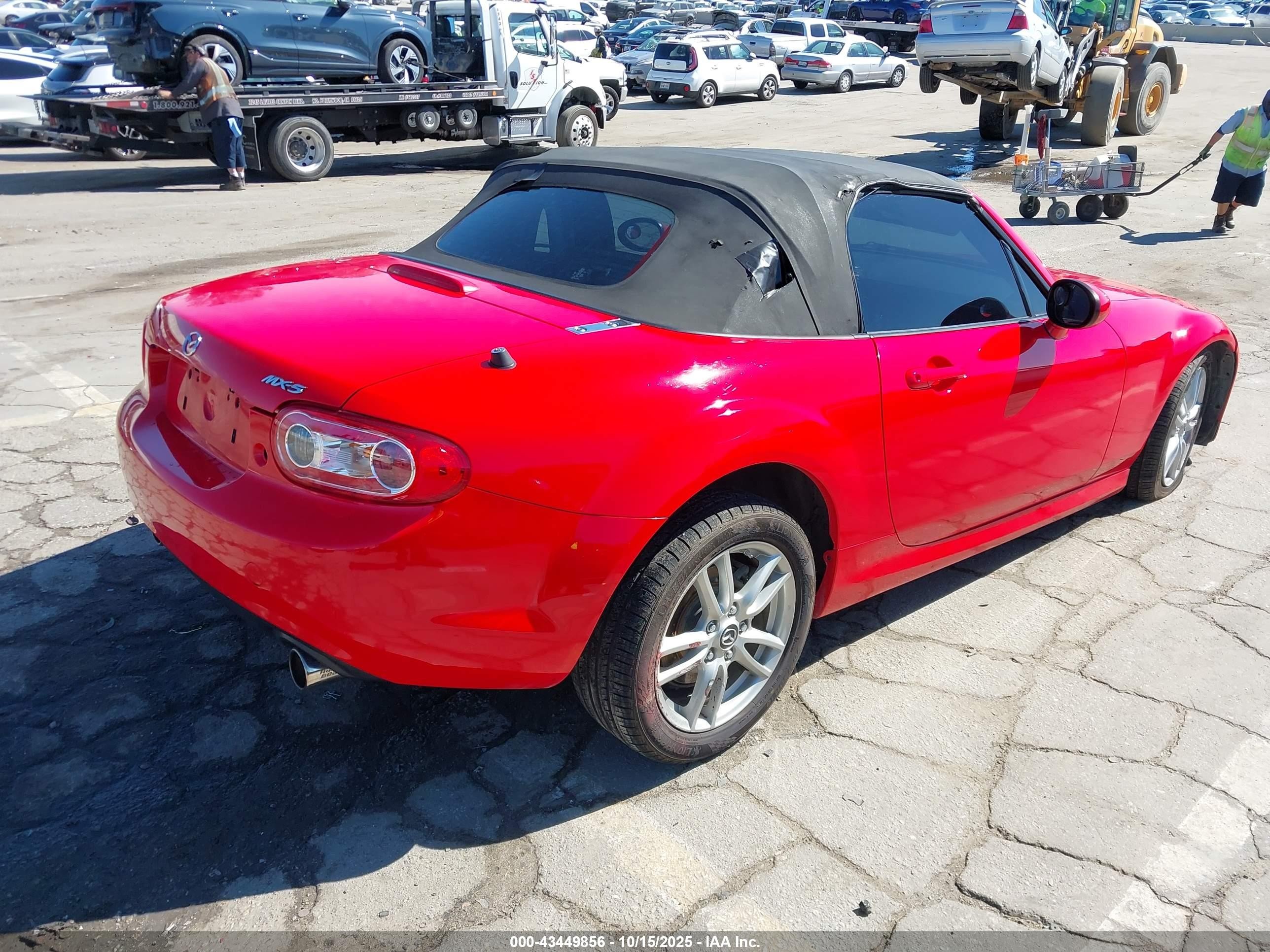 2014 Mazda Mx-5 Miata Sport Red vin: JM1NC2JF8E0234924