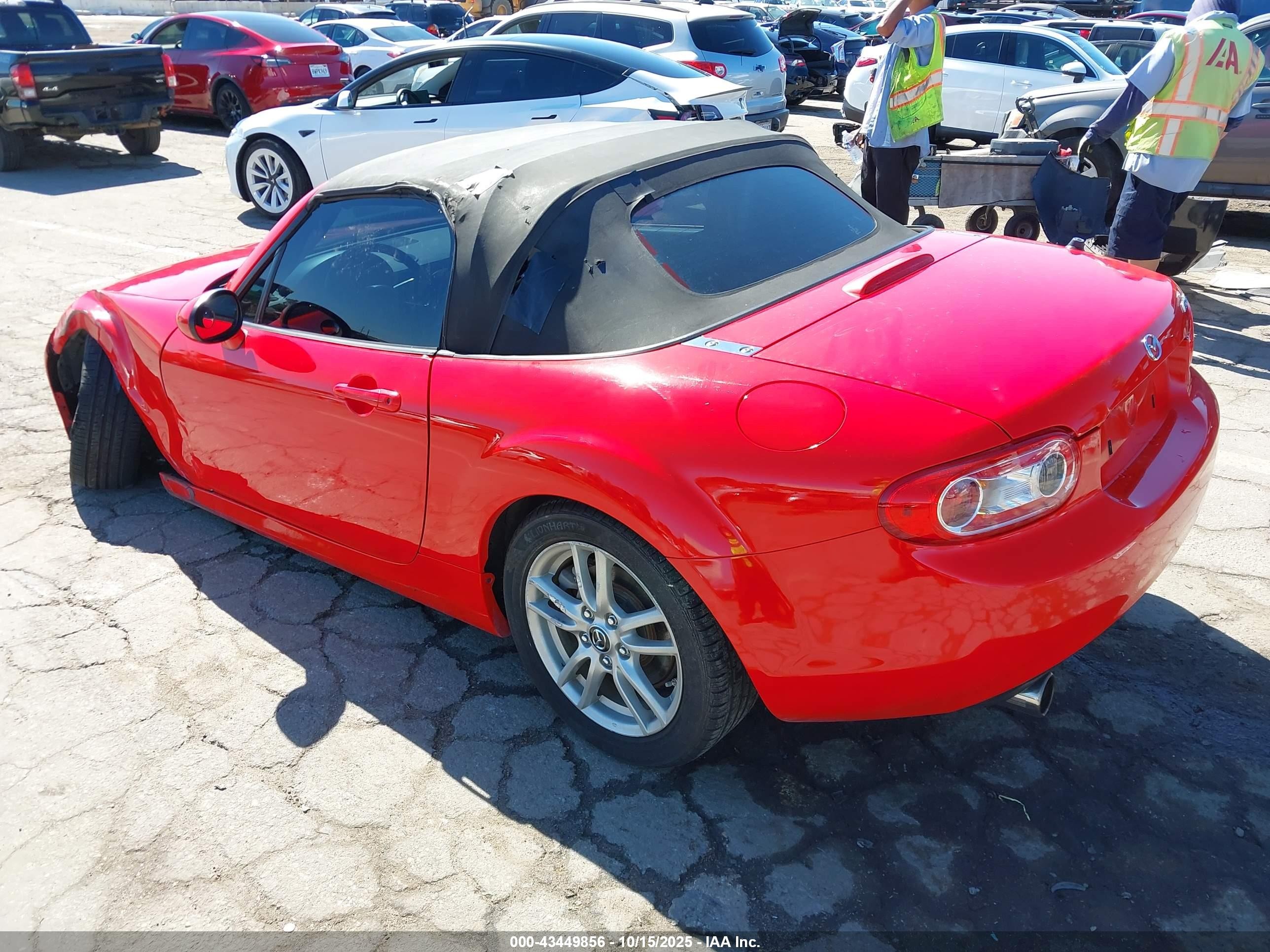 2014 Mazda Mx-5 Miata Sport Red vin: JM1NC2JF8E0234924