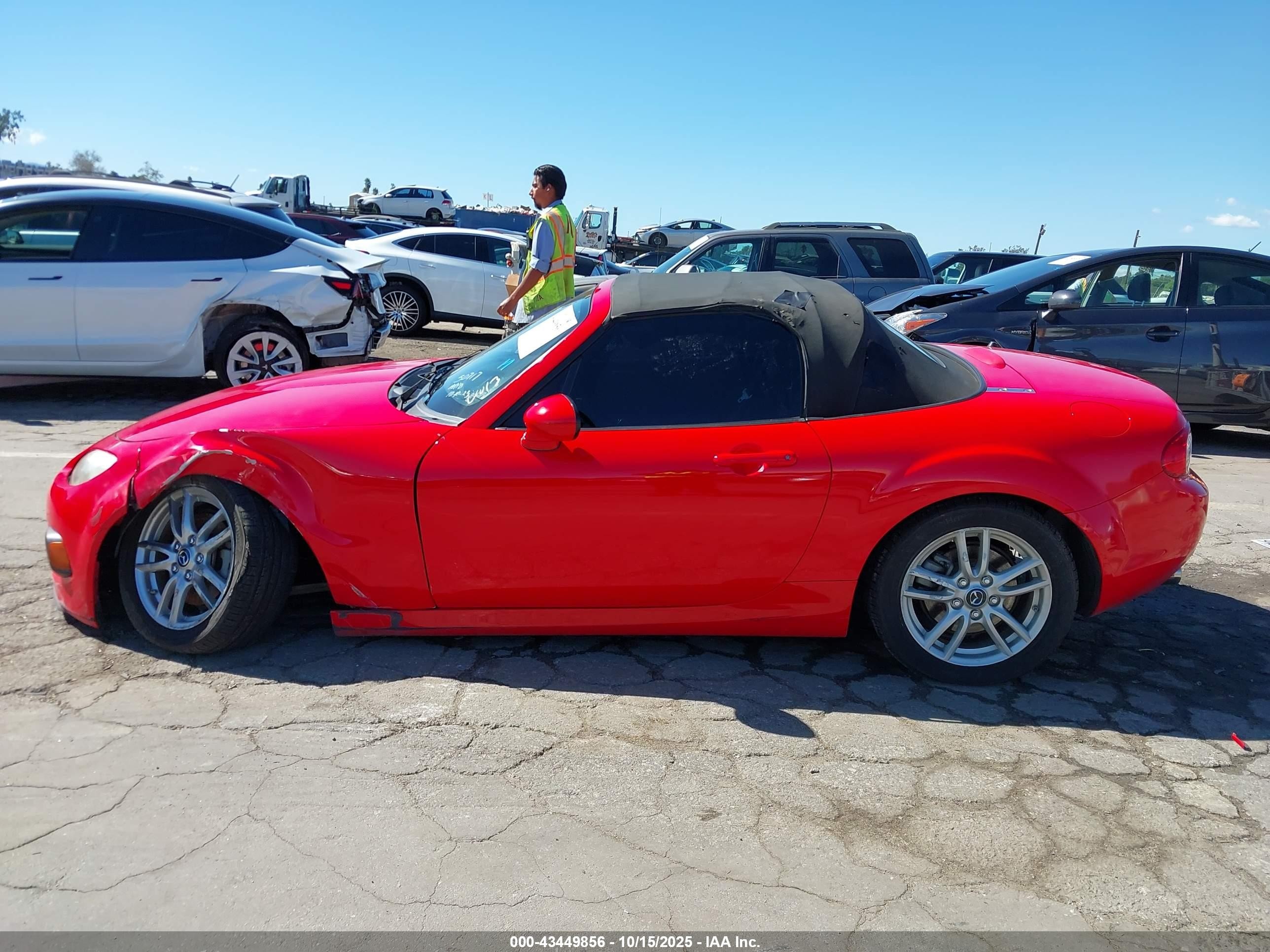 2014 Mazda Mx-5 Miata Sport Red vin: JM1NC2JF8E0234924