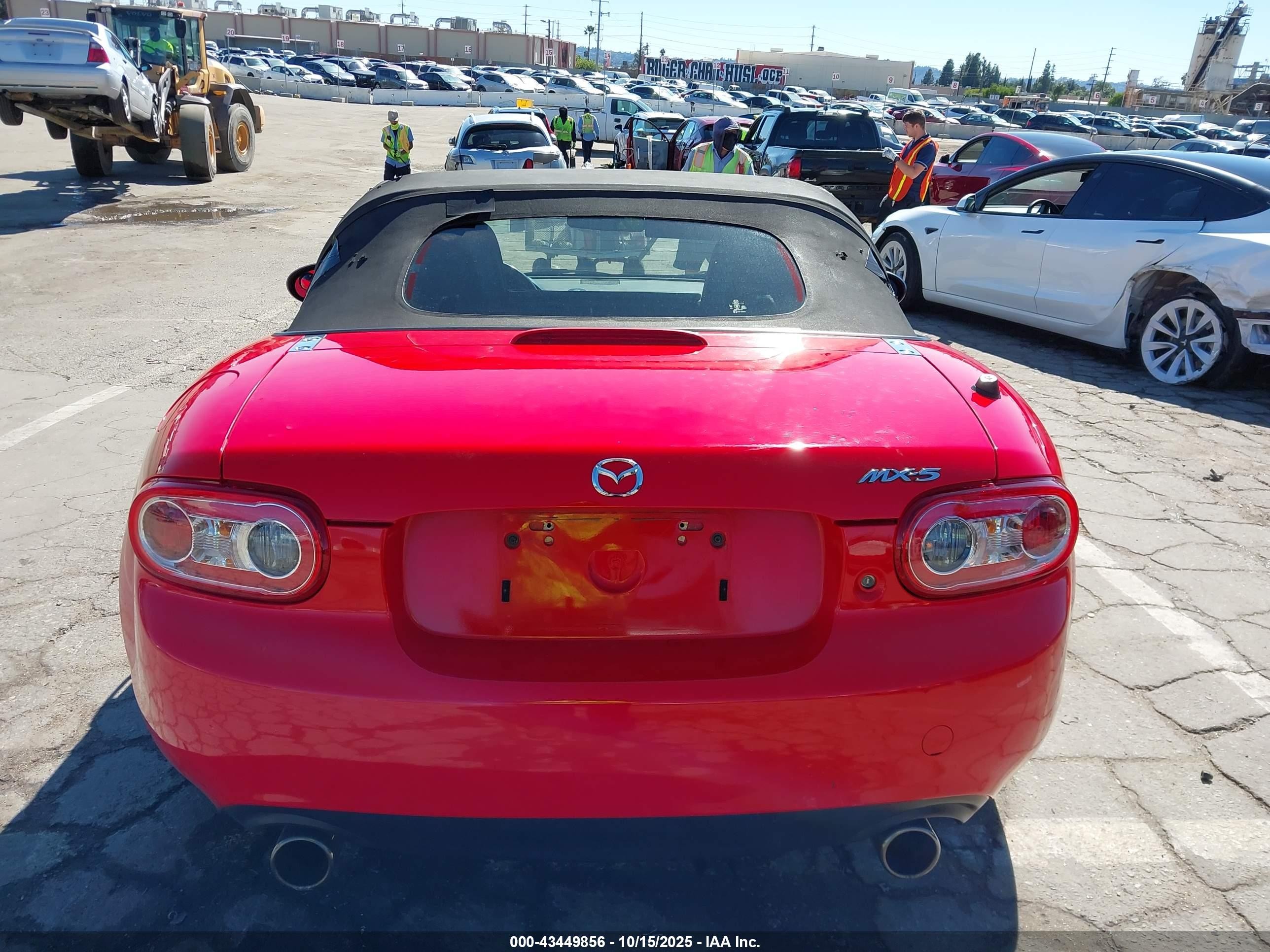 2014 Mazda Mx-5 Miata Sport Red vin: JM1NC2JF8E0234924