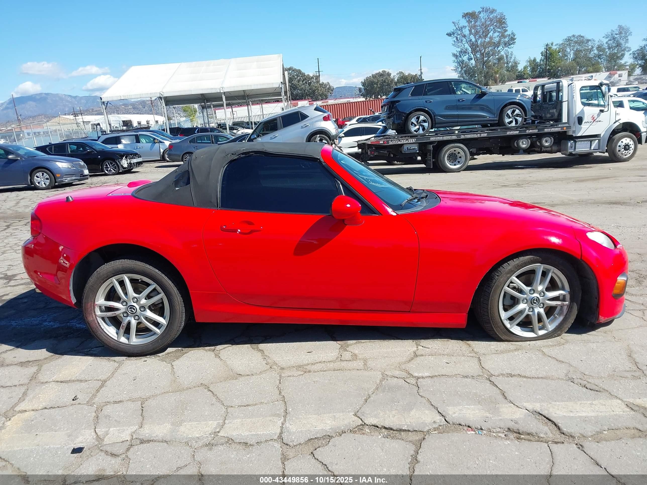 2014 Mazda Mx-5 Miata Sport Red vin: JM1NC2JF8E0234924