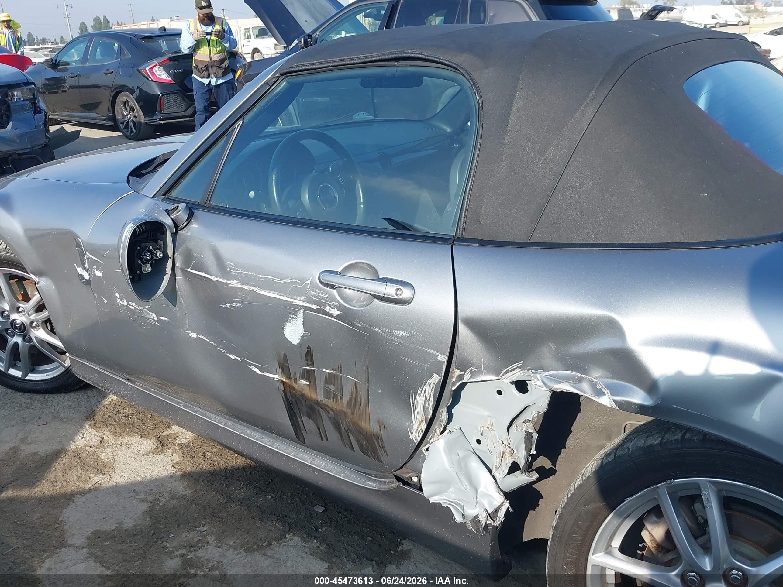 2013 Mazda Mx-5 Miata Sport Gray vin: JM1NC2JF9D0231500