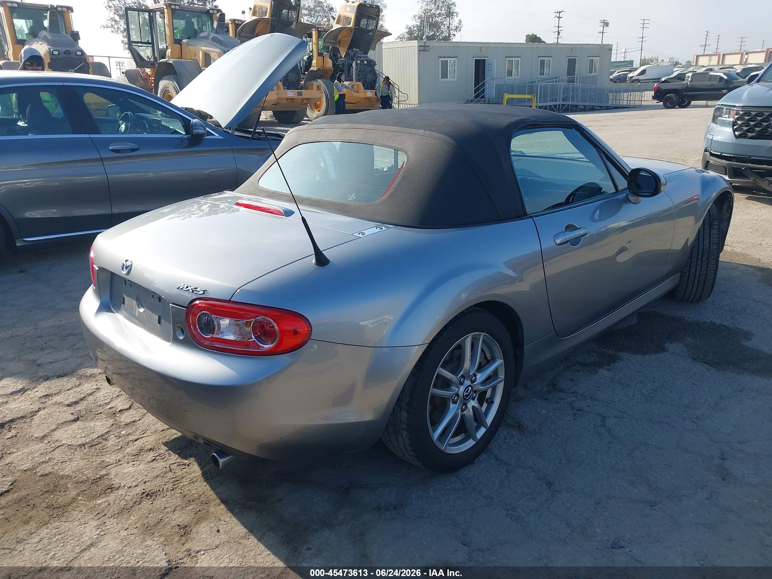 2013 Mazda Mx-5 Miata Sport Gray vin: JM1NC2JF9D0231500