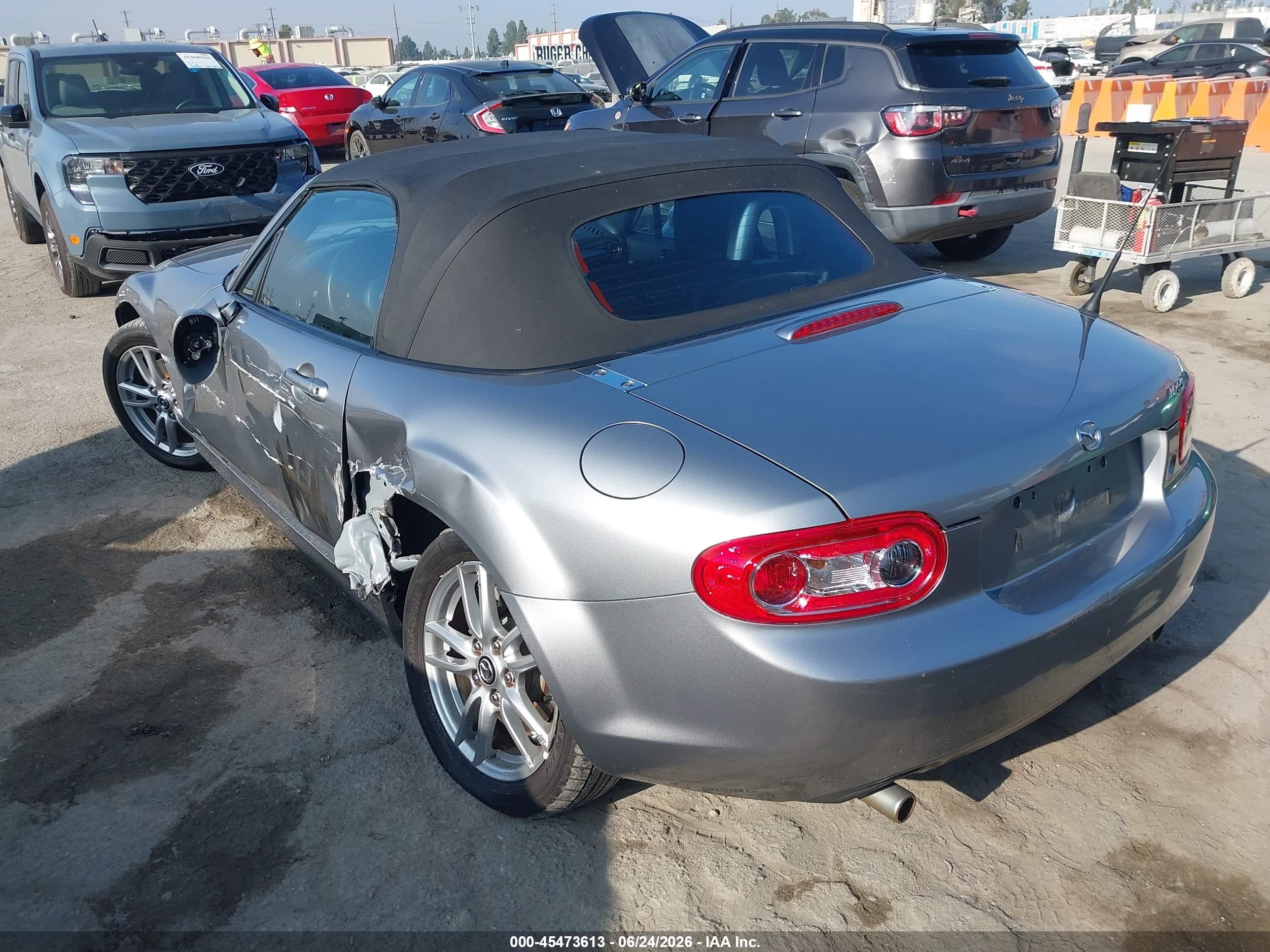 2013 Mazda Mx-5 Miata Sport Gray vin: JM1NC2JF9D0231500