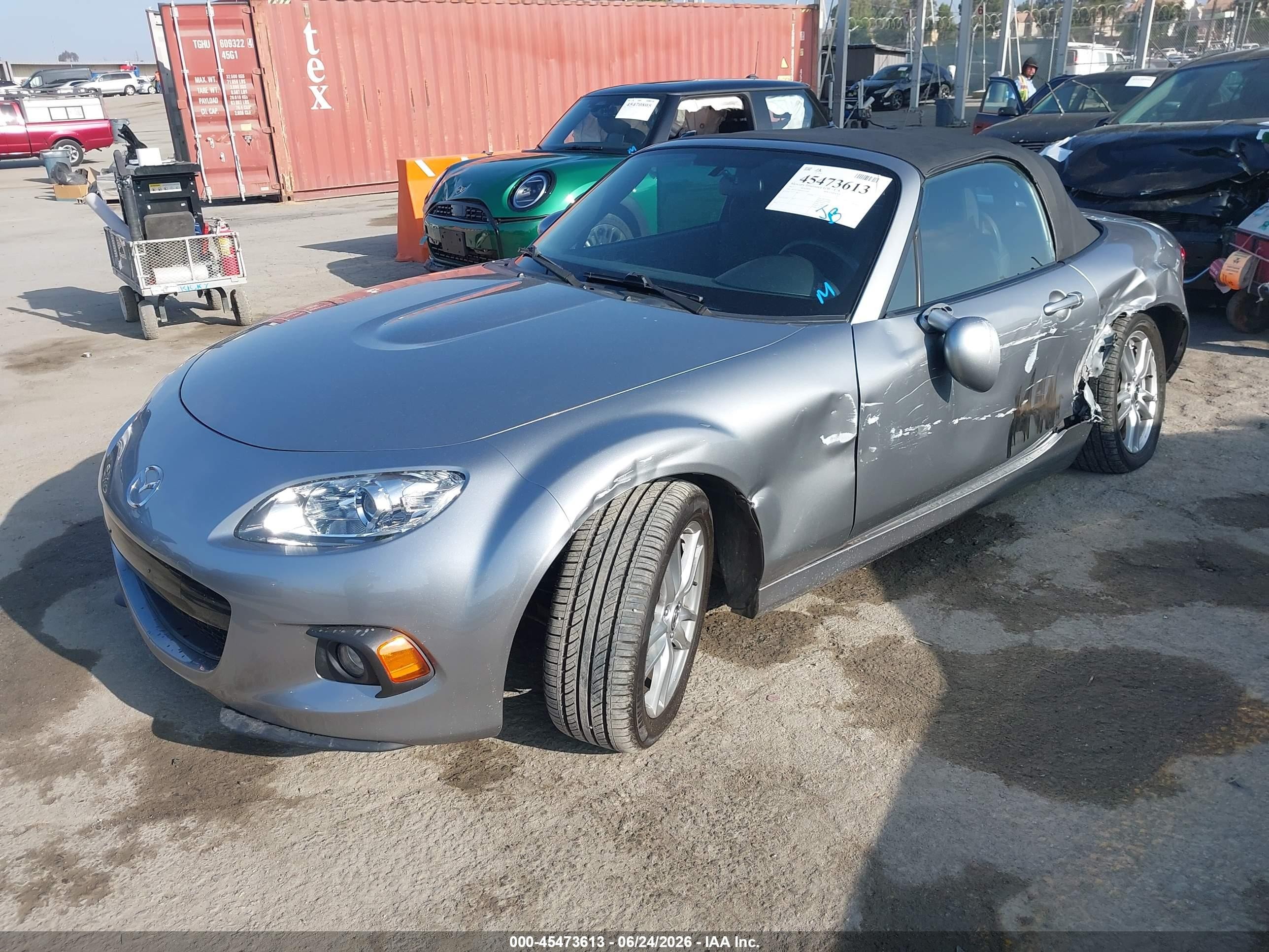 2013 Mazda Mx-5 Miata Sport Gray vin: JM1NC2JF9D0231500
