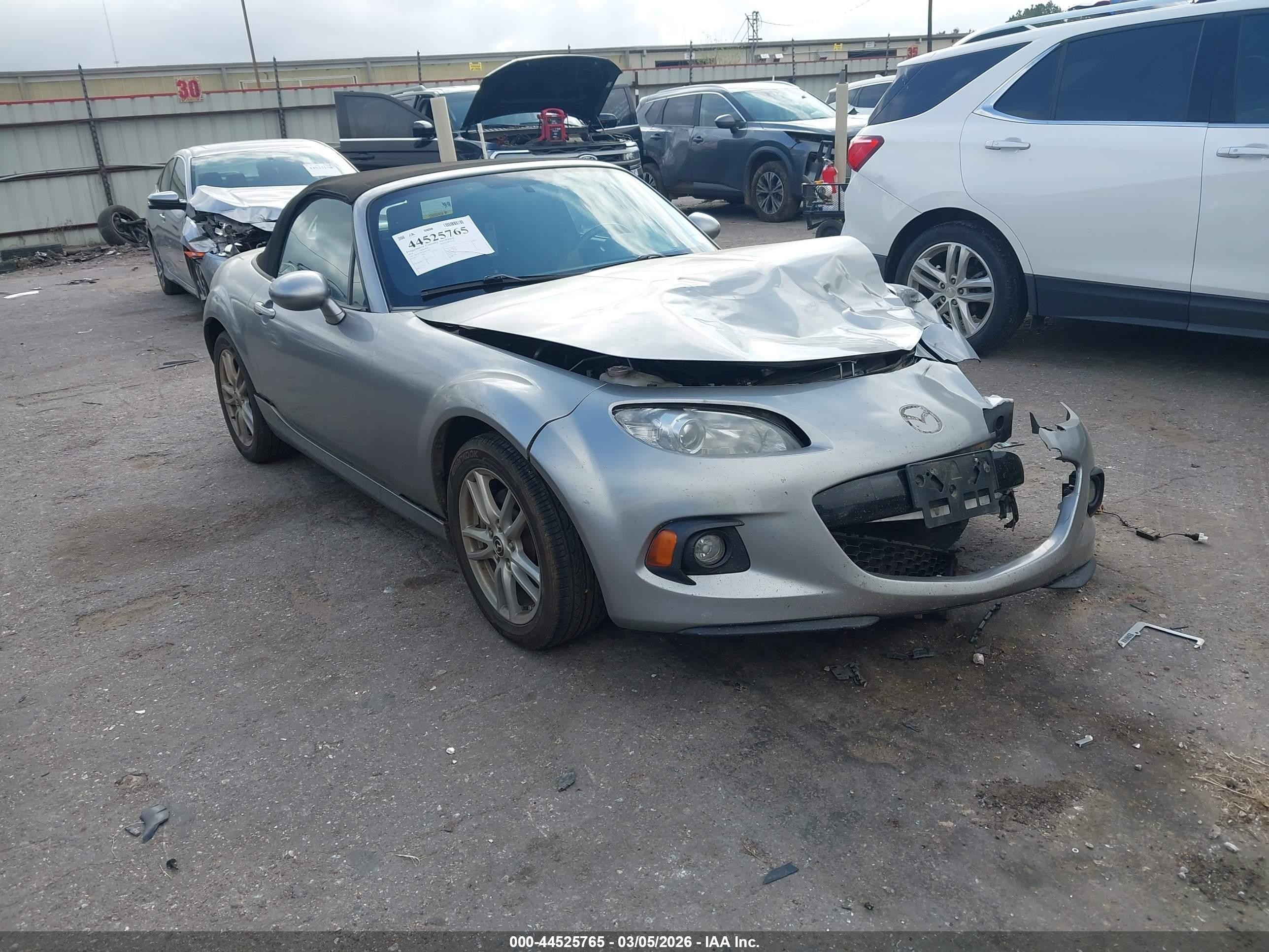 2014 Mazda Mx-5 Miata Sport Silver vin: JM1NC2JFXE0233693