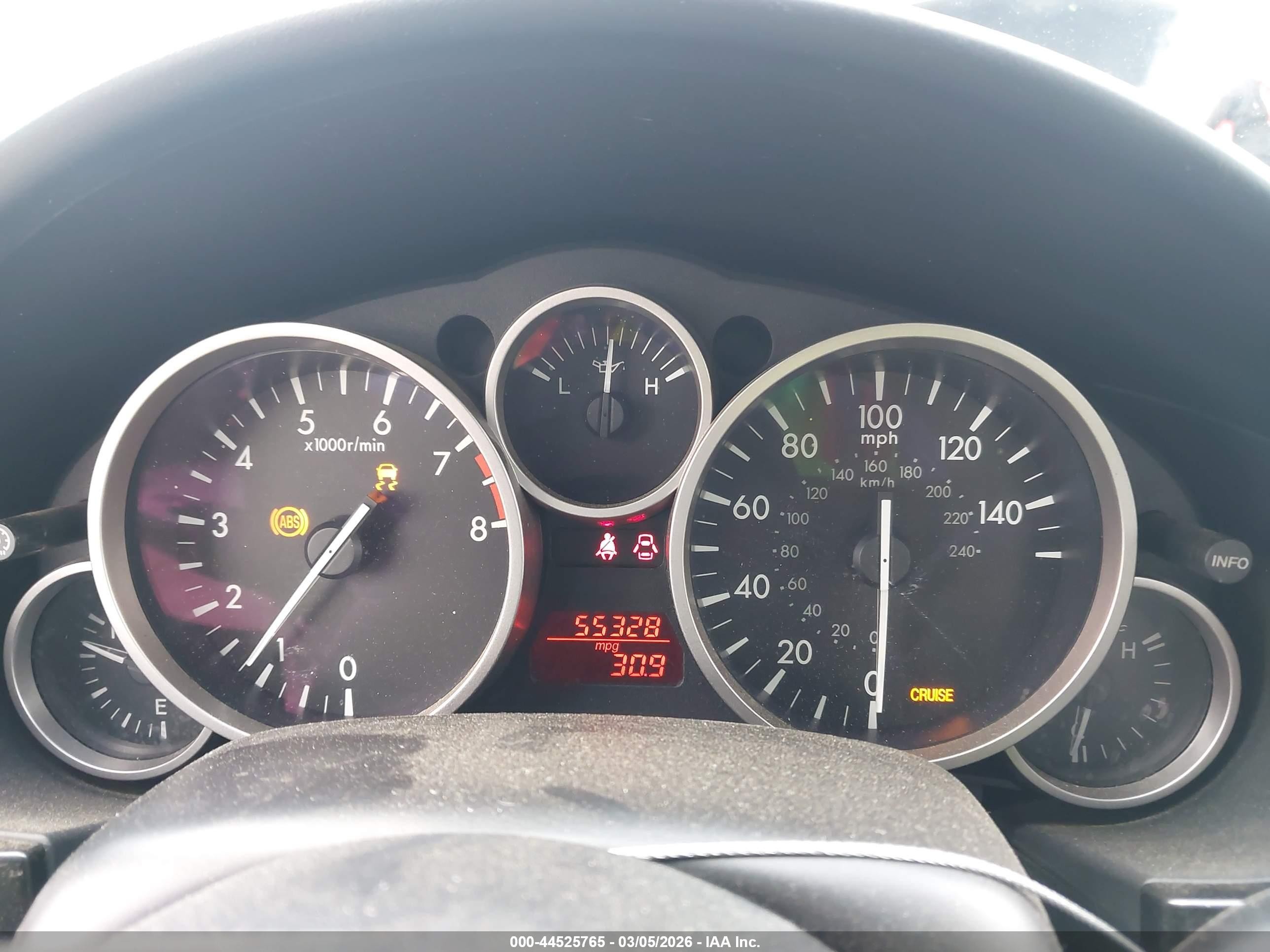2014 Mazda Mx-5 Miata Sport Silver vin: JM1NC2JFXE0233693