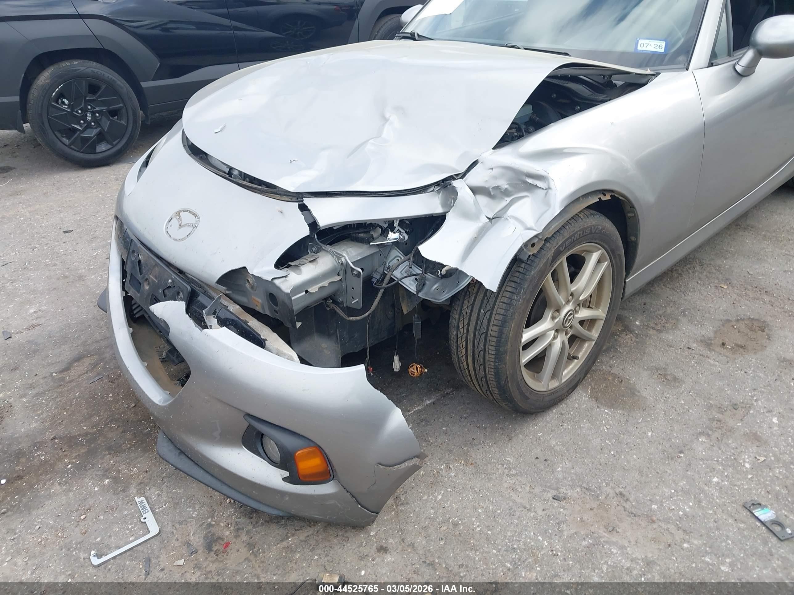2014 Mazda Mx-5 Miata Sport Silver vin: JM1NC2JFXE0233693