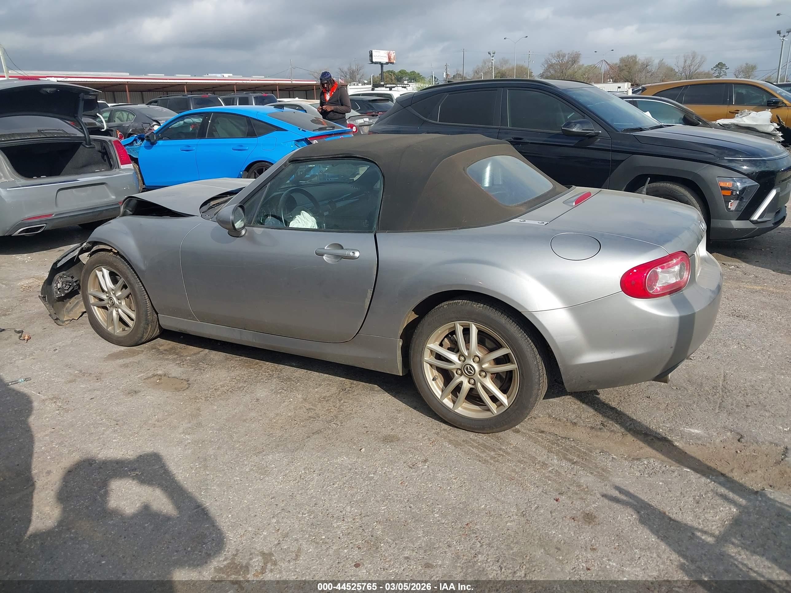 2014 Mazda Mx-5 Miata Sport Silver vin: JM1NC2JFXE0233693