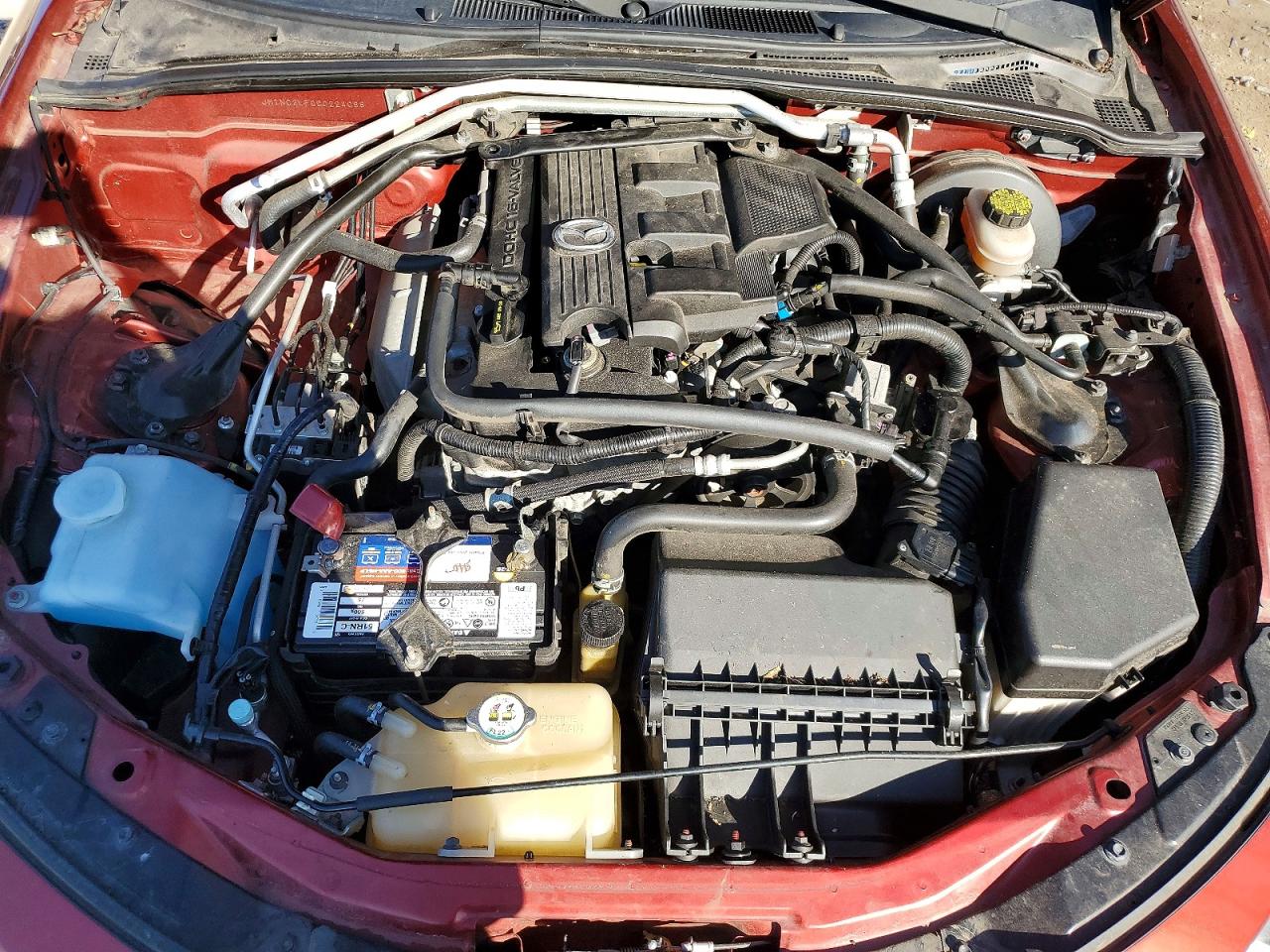 2012 Mazda Mx-5 Miata Red vin: JM1NC2LF0C0224088