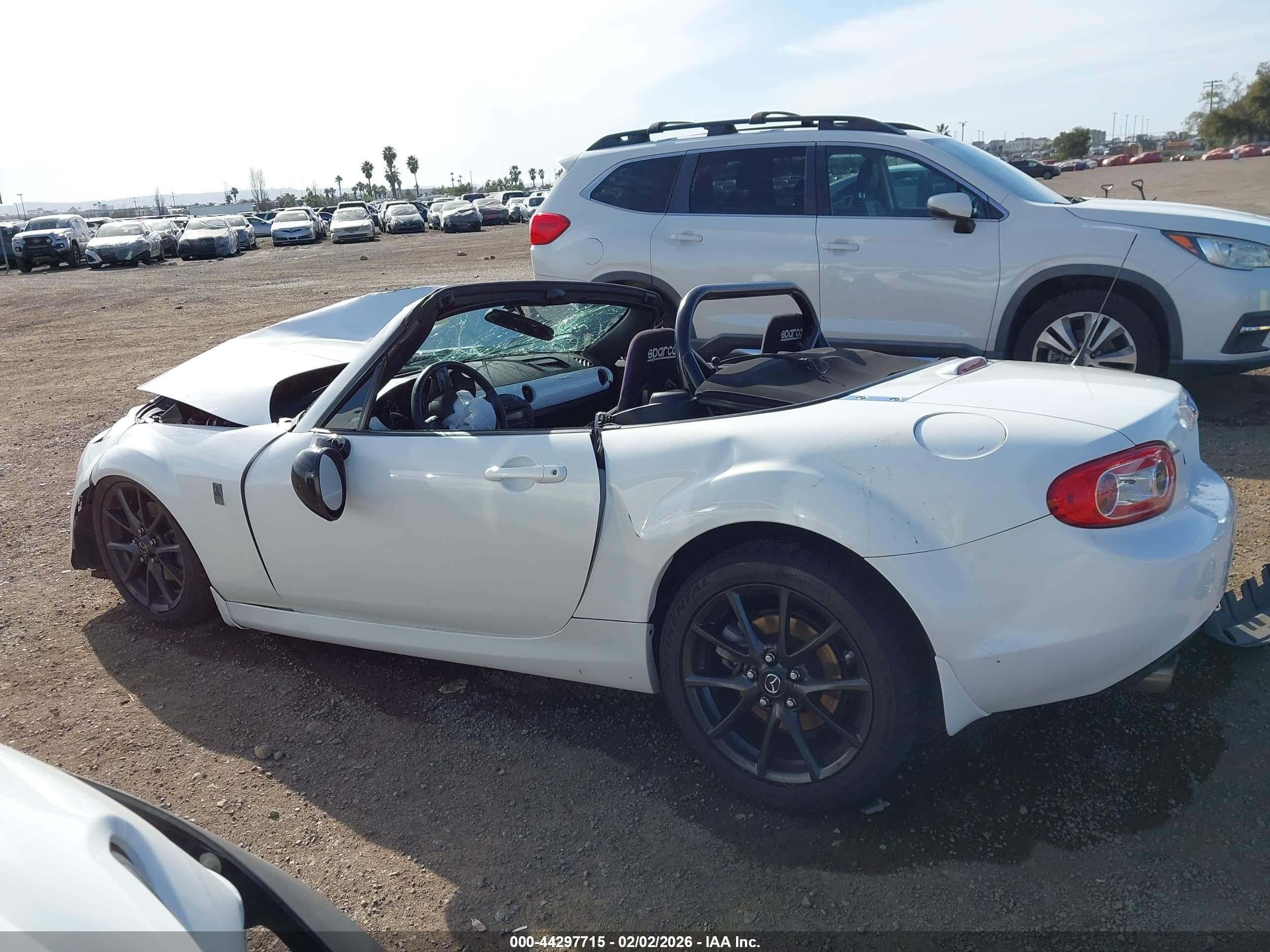 2014 Mazda Mx-5 Miata Club White vin: JM1NC2LF4E0234125