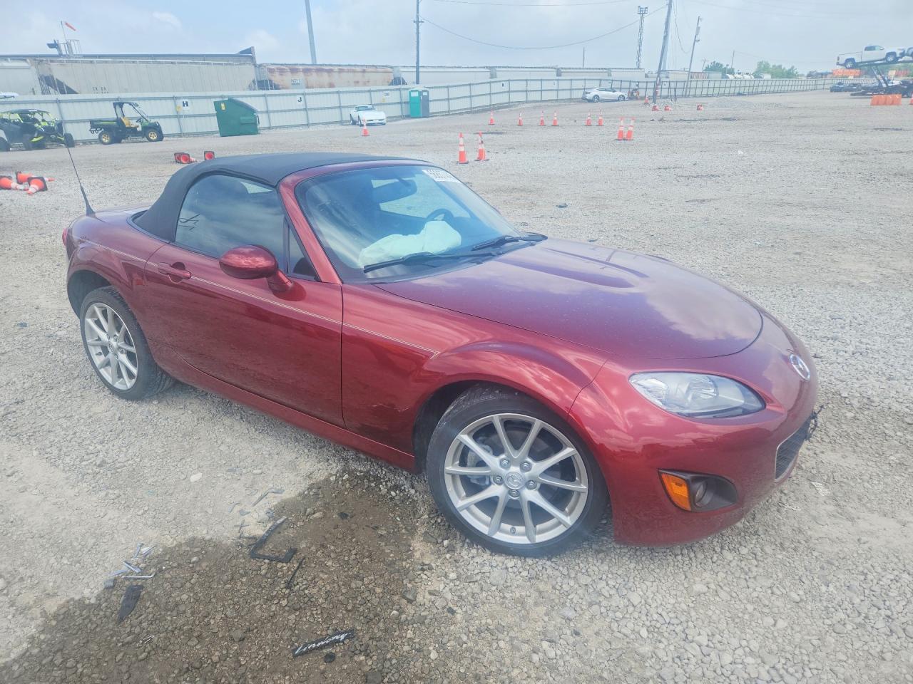 2012 Mazda Mx-5 Miata Burgundy vin: JM1NC2LF5C0220201