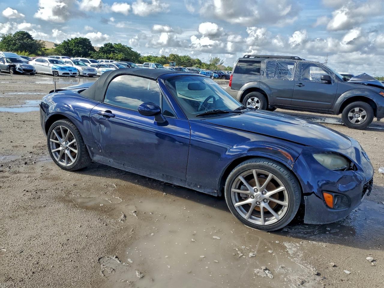 2012 Mazda Mx-5 Miata Blue vin: JM1NC2LF7C0225657