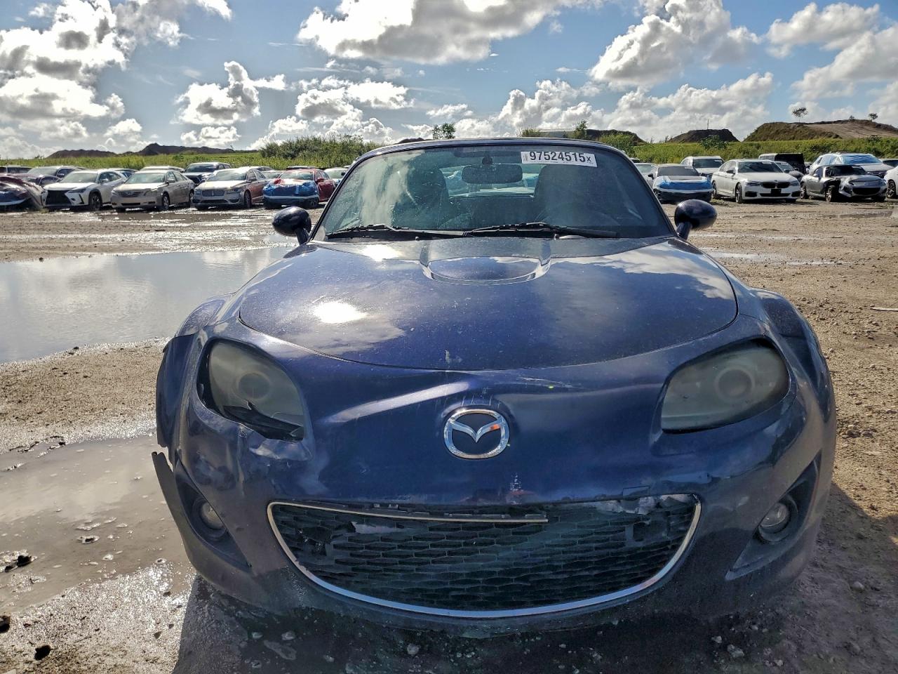 2012 Mazda Mx-5 Miata Blue vin: JM1NC2LF7C0225657