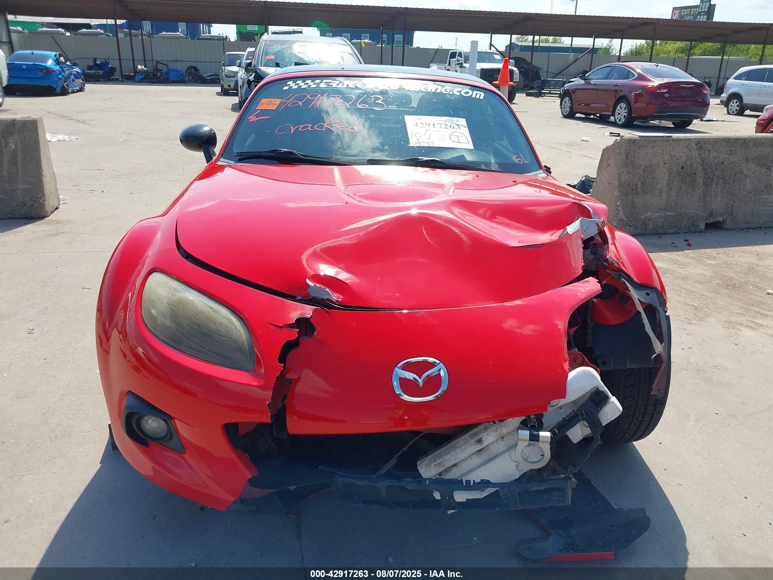 2014 Mazda Mx-5 Miata Club Red vin: JM1NC2MF1E0236977