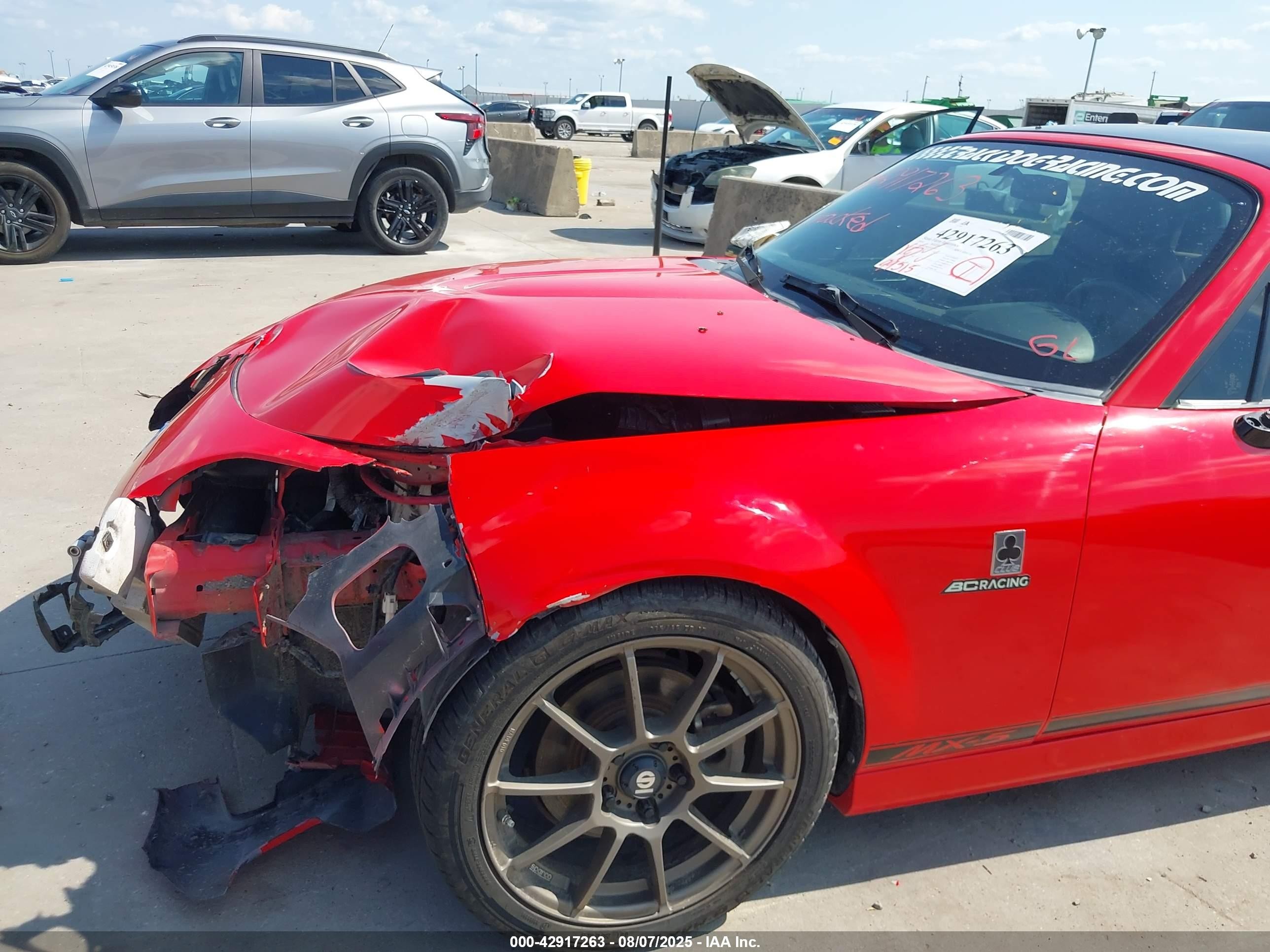 2014 Mazda Mx-5 Miata Club Red vin: JM1NC2MF1E0236977