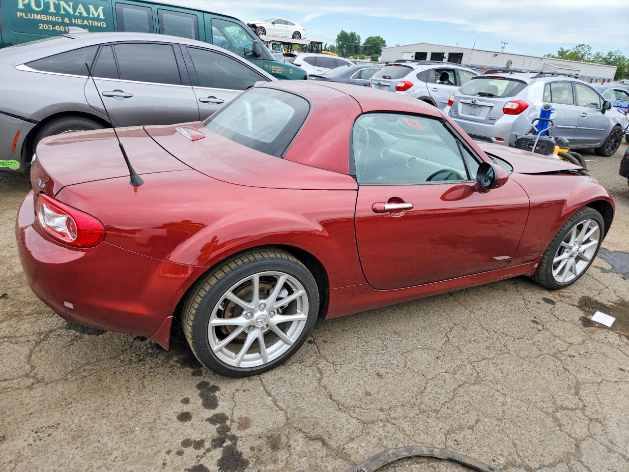 2012 Mazda Mx-5 Miata Burgundy vin: JM1NC2MF3C0221510