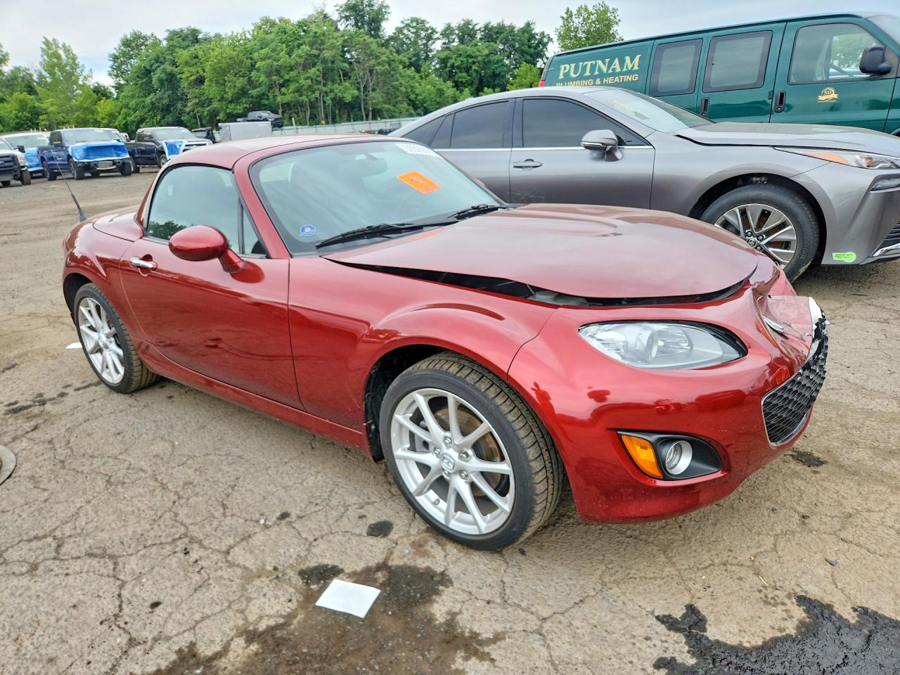 2012 Mazda Mx-5 Miata Burgundy vin: JM1NC2MF3C0221510