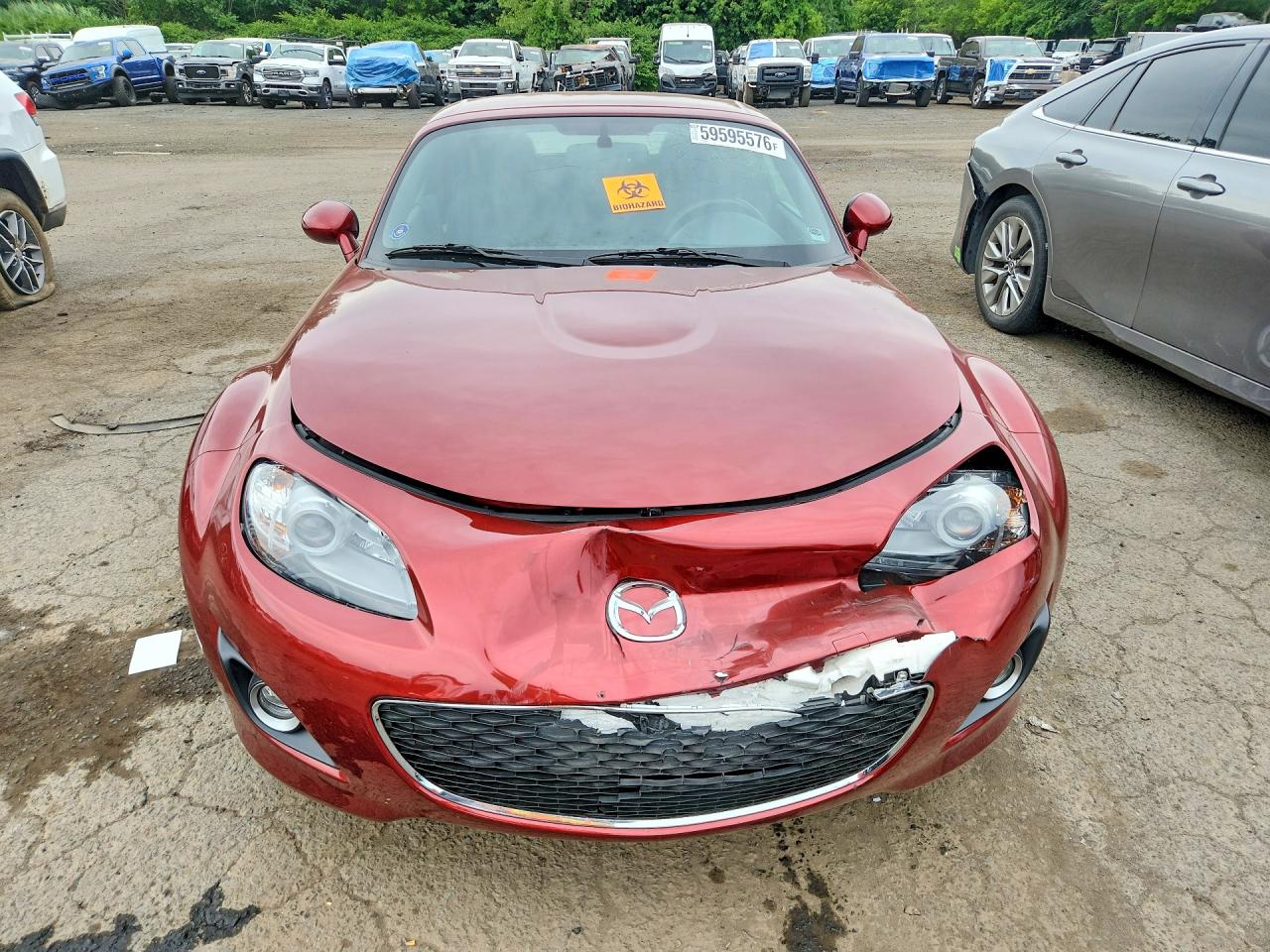 2012 Mazda Mx-5 Miata Burgundy vin: JM1NC2MF3C0221510