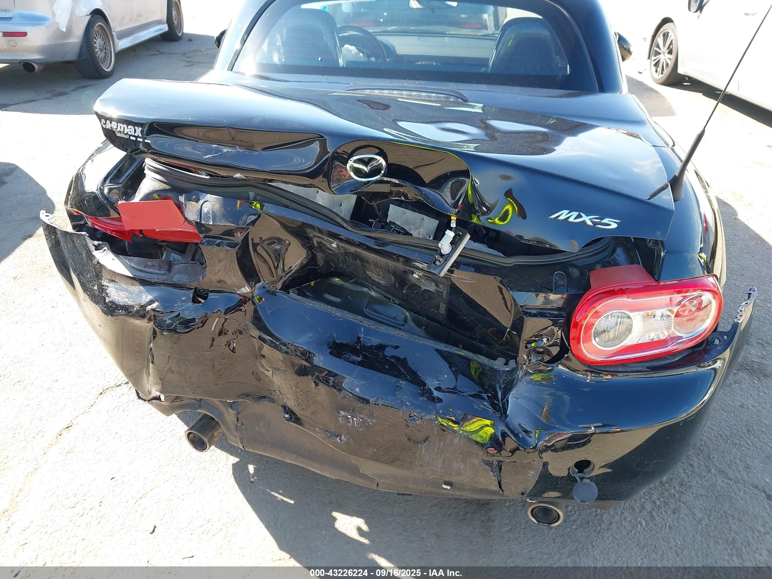 2014 Mazda Mx-5 Miata Club Black vin: JM1NC2MF5E0235511