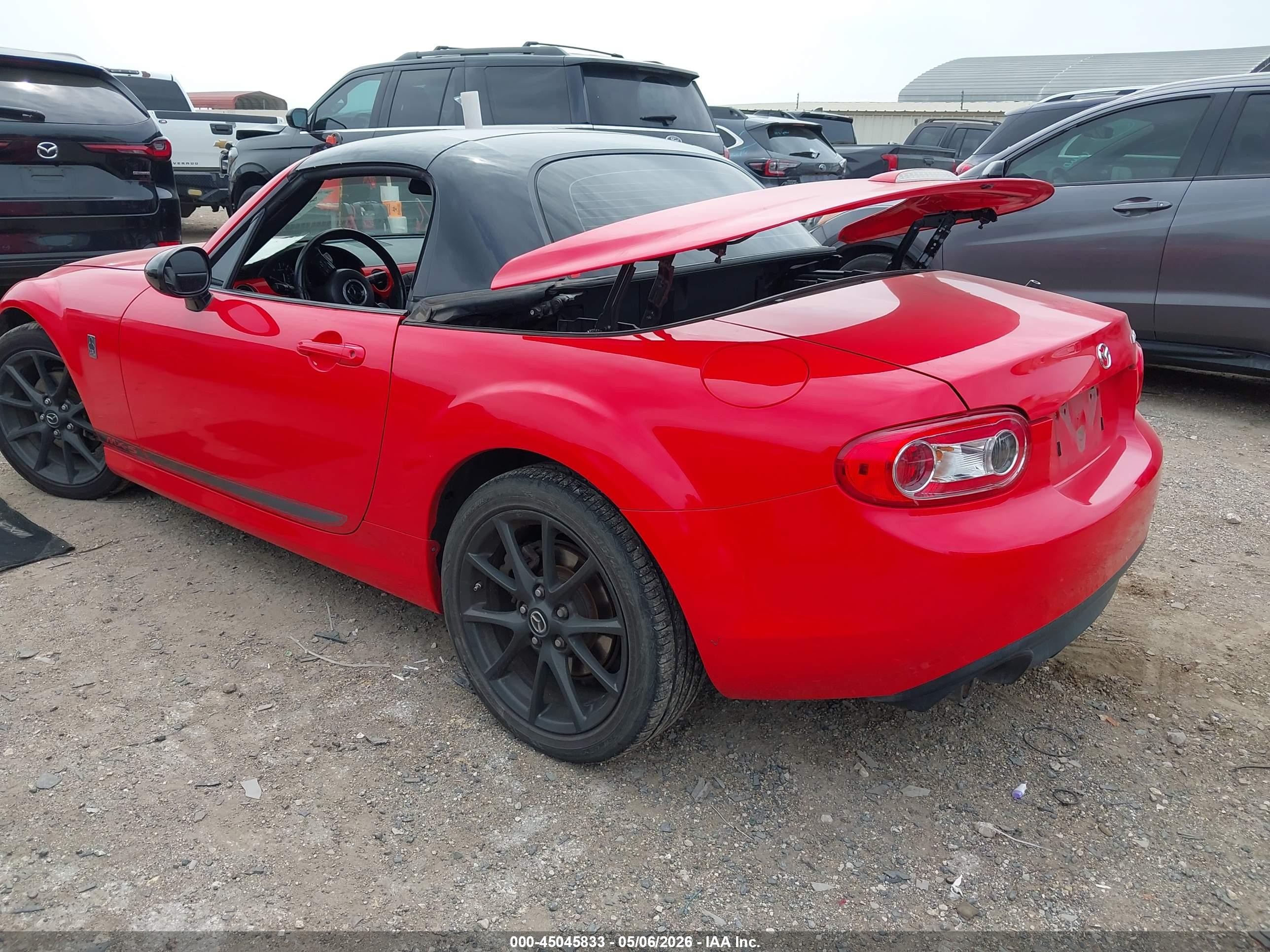 2013 Mazda Mx-5 Miata Club Red vin: JM1NC2MF7D0227604