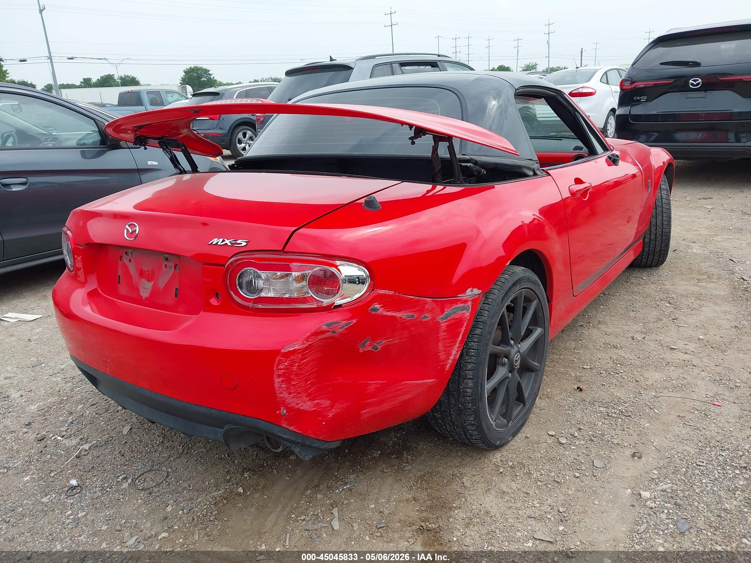 2013 Mazda Mx-5 Miata Club Red vin: JM1NC2MF7D0227604