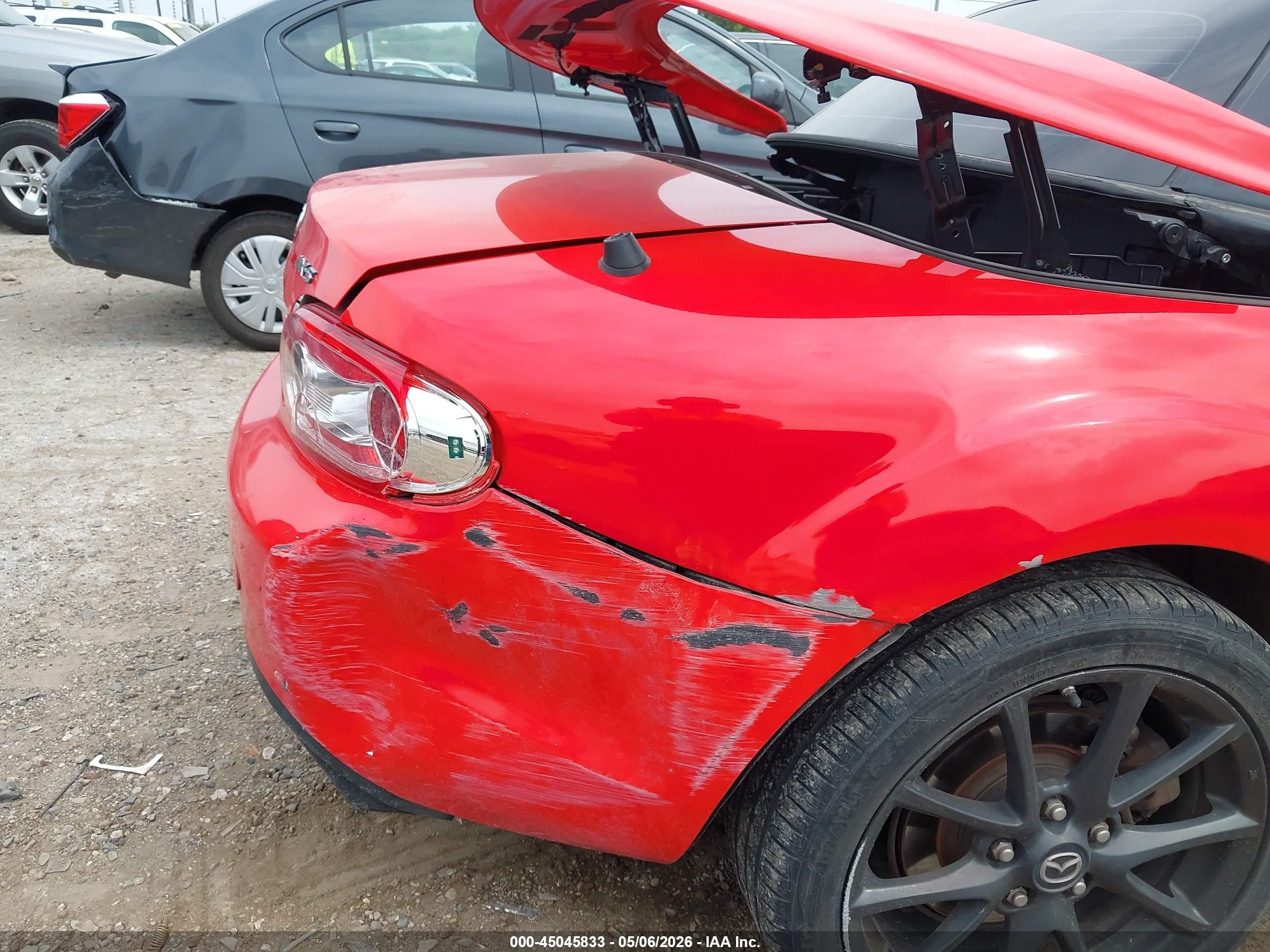 2013 Mazda Mx-5 Miata Club Red vin: JM1NC2MF7D0227604