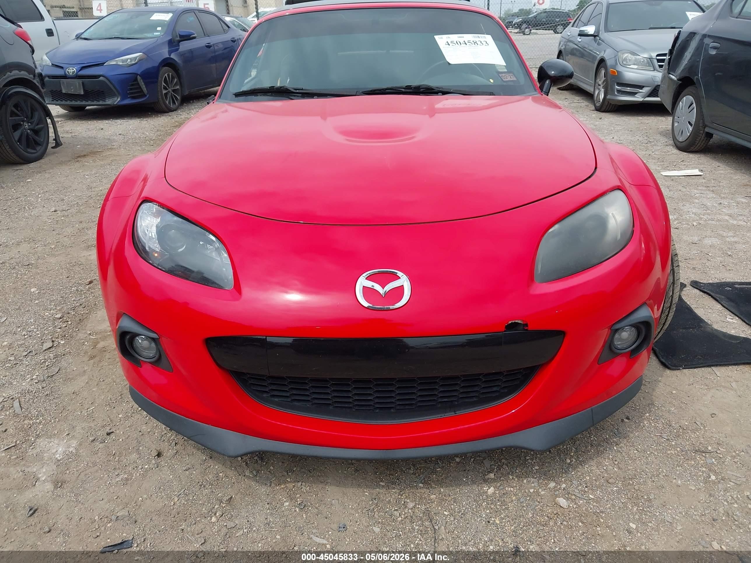2013 Mazda Mx-5 Miata Club Red vin: JM1NC2MF7D0227604