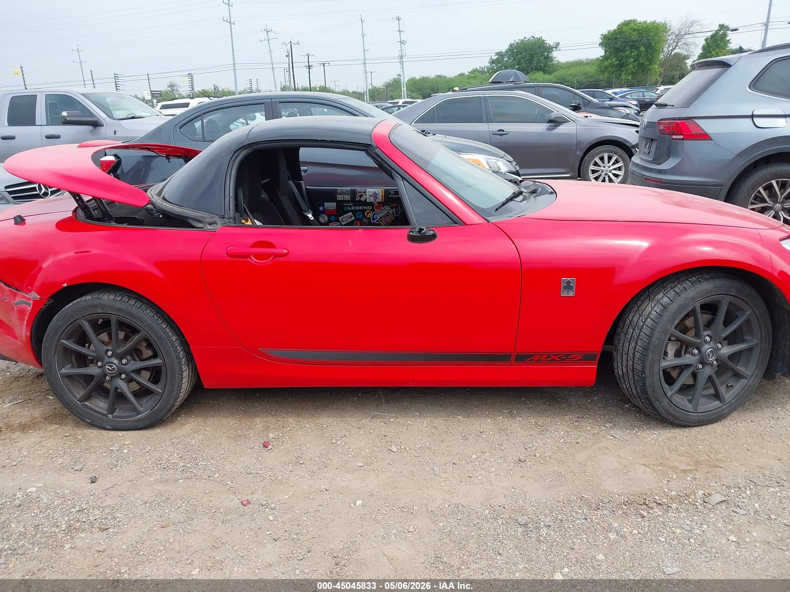 2013 Mazda Mx-5 Miata Club Red vin: JM1NC2MF7D0227604