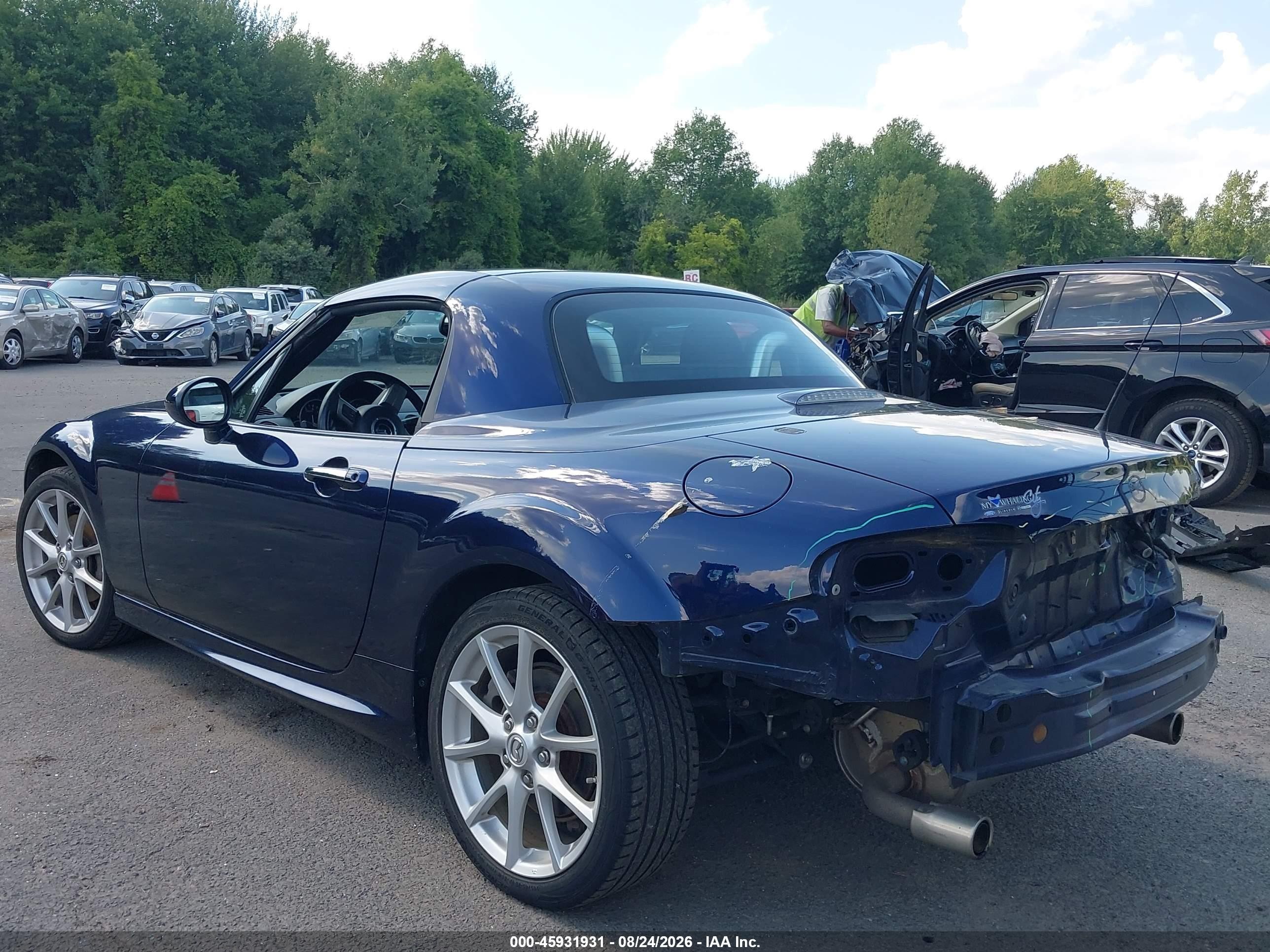 2011 Mazda Mx-5 Miata Touring Dark Blue vin: JM1NC2MF9B0215340