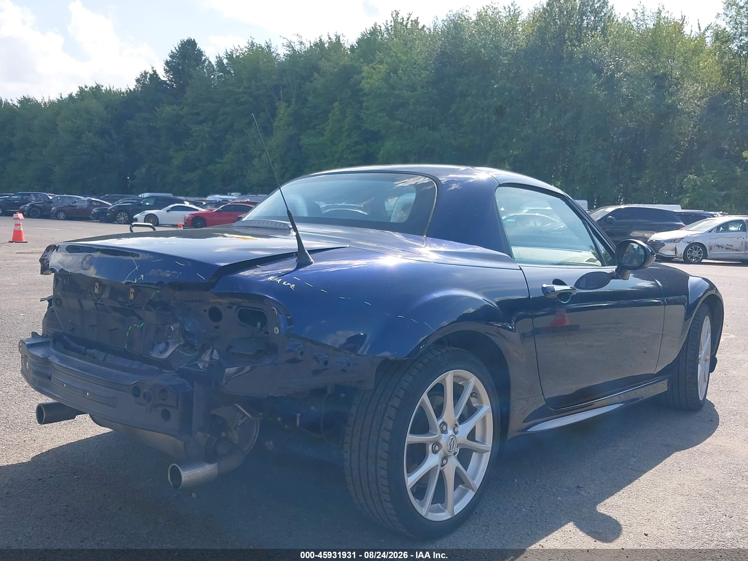 2011 Mazda Mx-5 Miata Touring Dark Blue vin: JM1NC2MF9B0215340