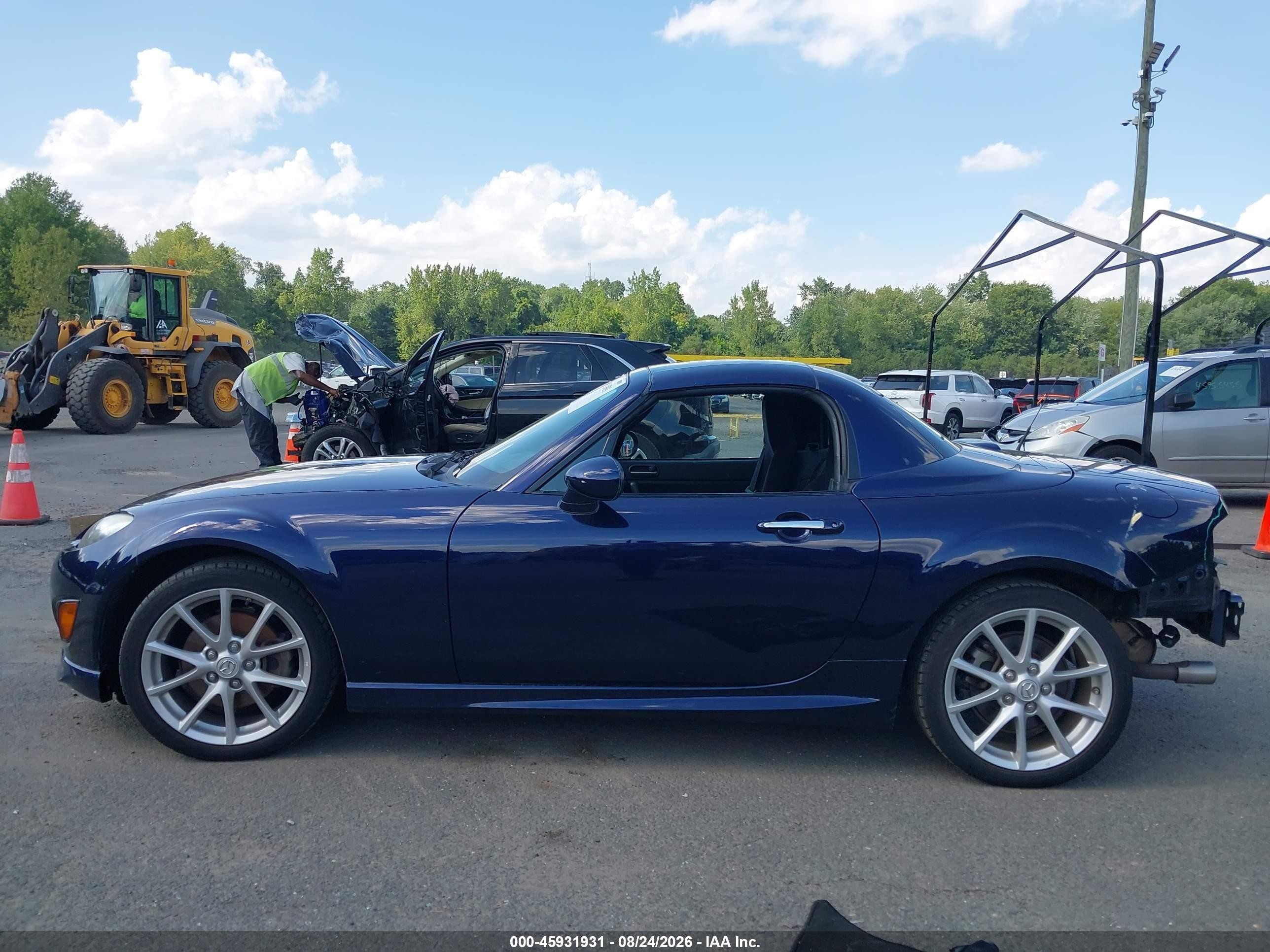 2011 Mazda Mx-5 Miata Touring Dark Blue vin: JM1NC2MF9B0215340