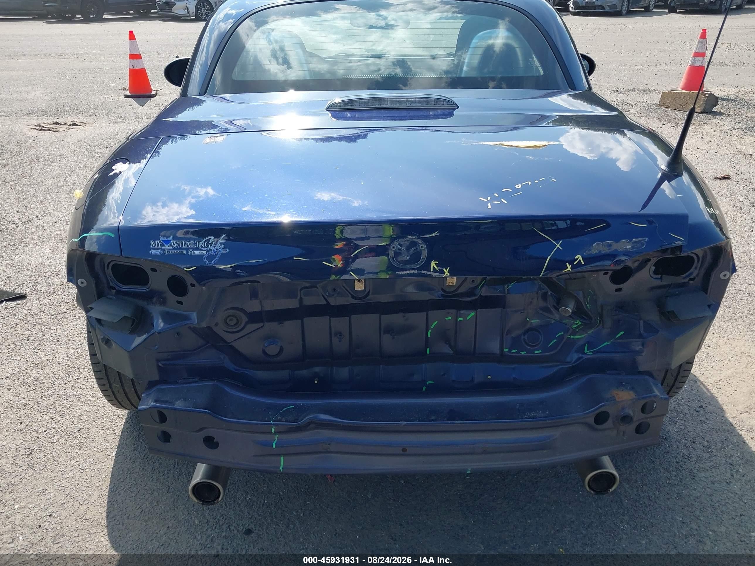 2011 Mazda Mx-5 Miata Touring Dark Blue vin: JM1NC2MF9B0215340