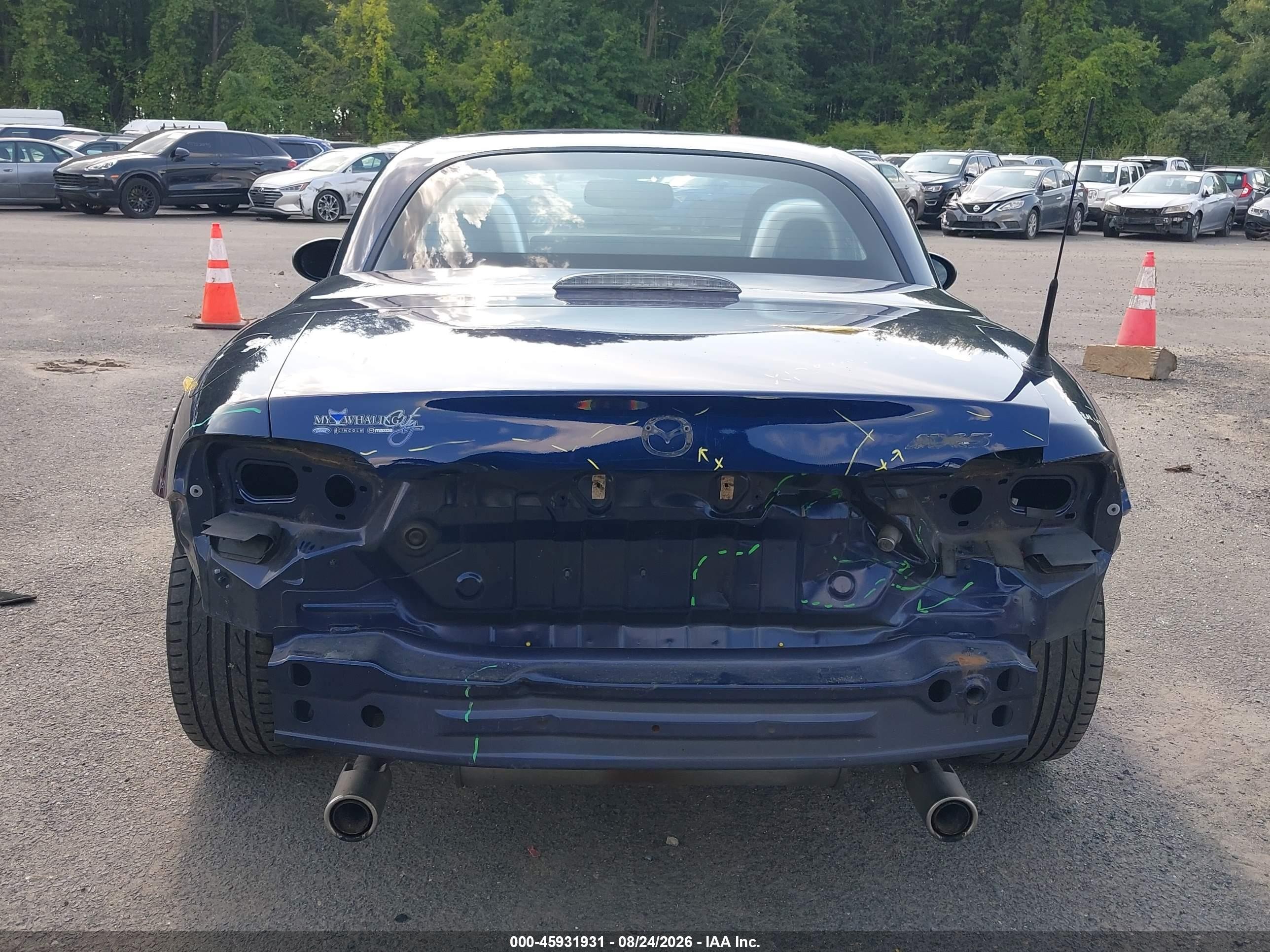 2011 Mazda Mx-5 Miata Touring Dark Blue vin: JM1NC2MF9B0215340